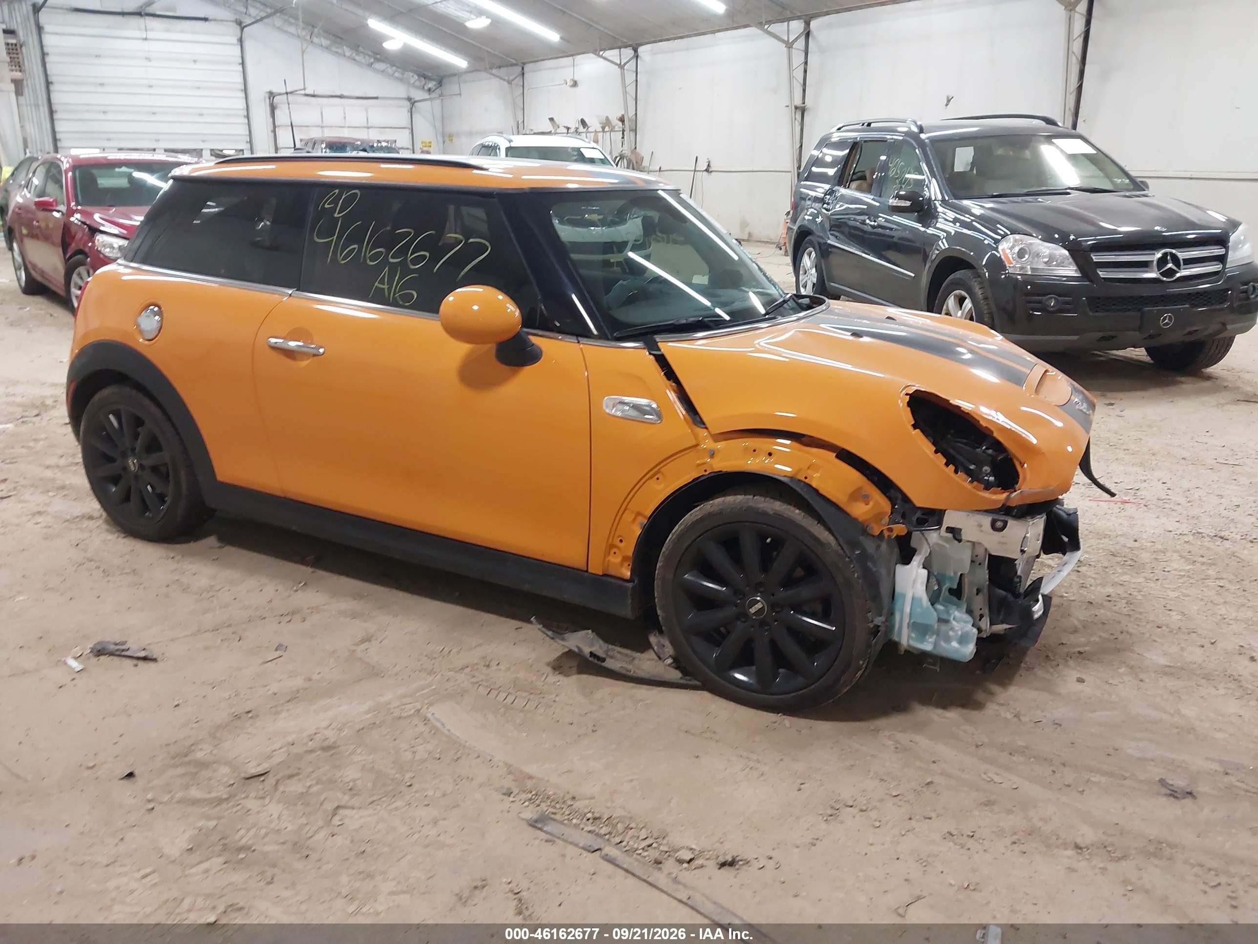 2016 Mini Hard top VIN WMWXP7C53G3B92890 IAAI salvage auction — Front End, Salvage (Pennsylvania), sold $1,650 on 2026-10-02 (photo 1)