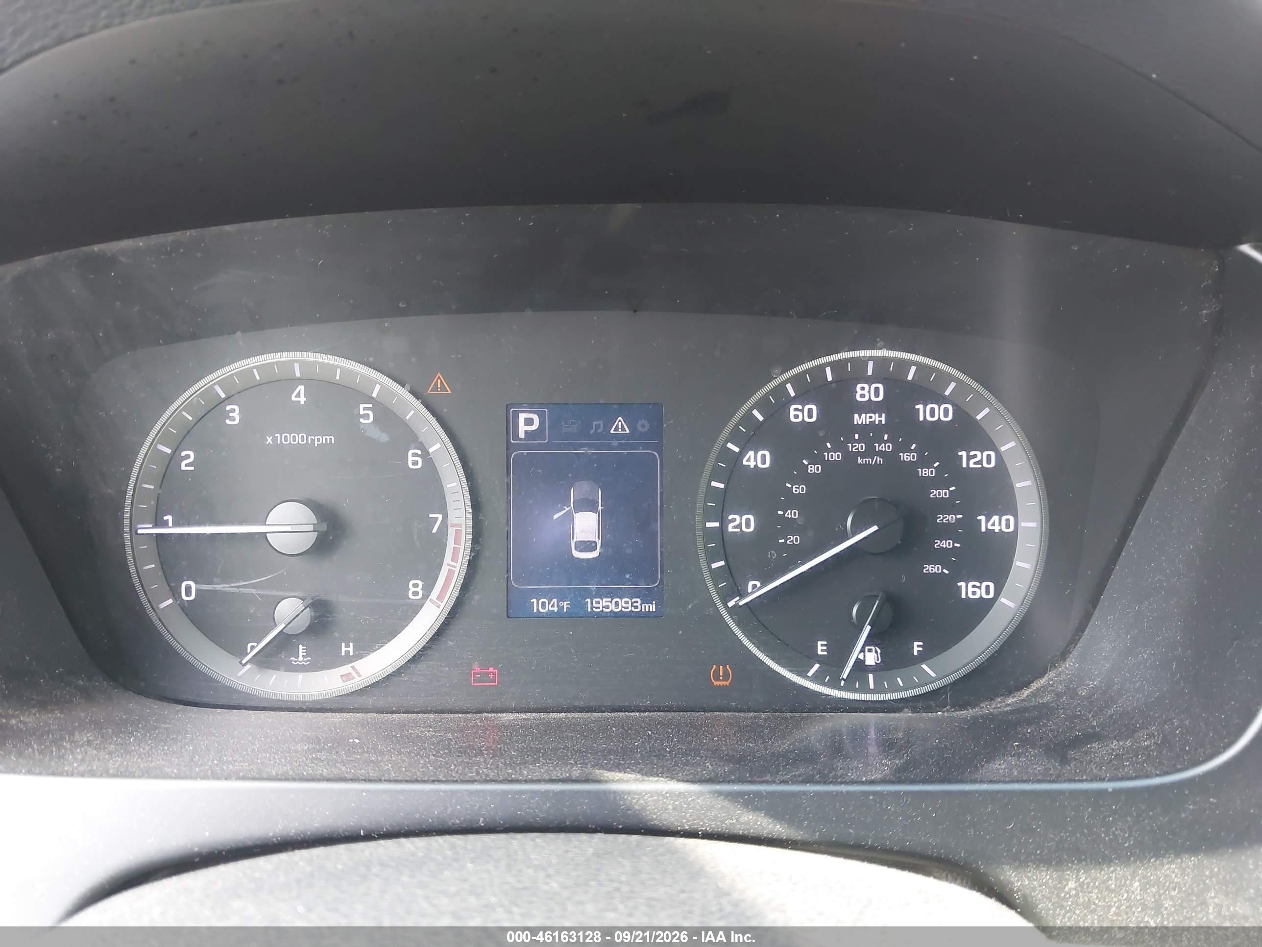 2015 Hyundai Sonata VIN 5NPE24AF0FH224519 IAAI salvage auction — Normal Wear, Original (Texas), sold $1,175 on 2026-10-06 (photo 7)