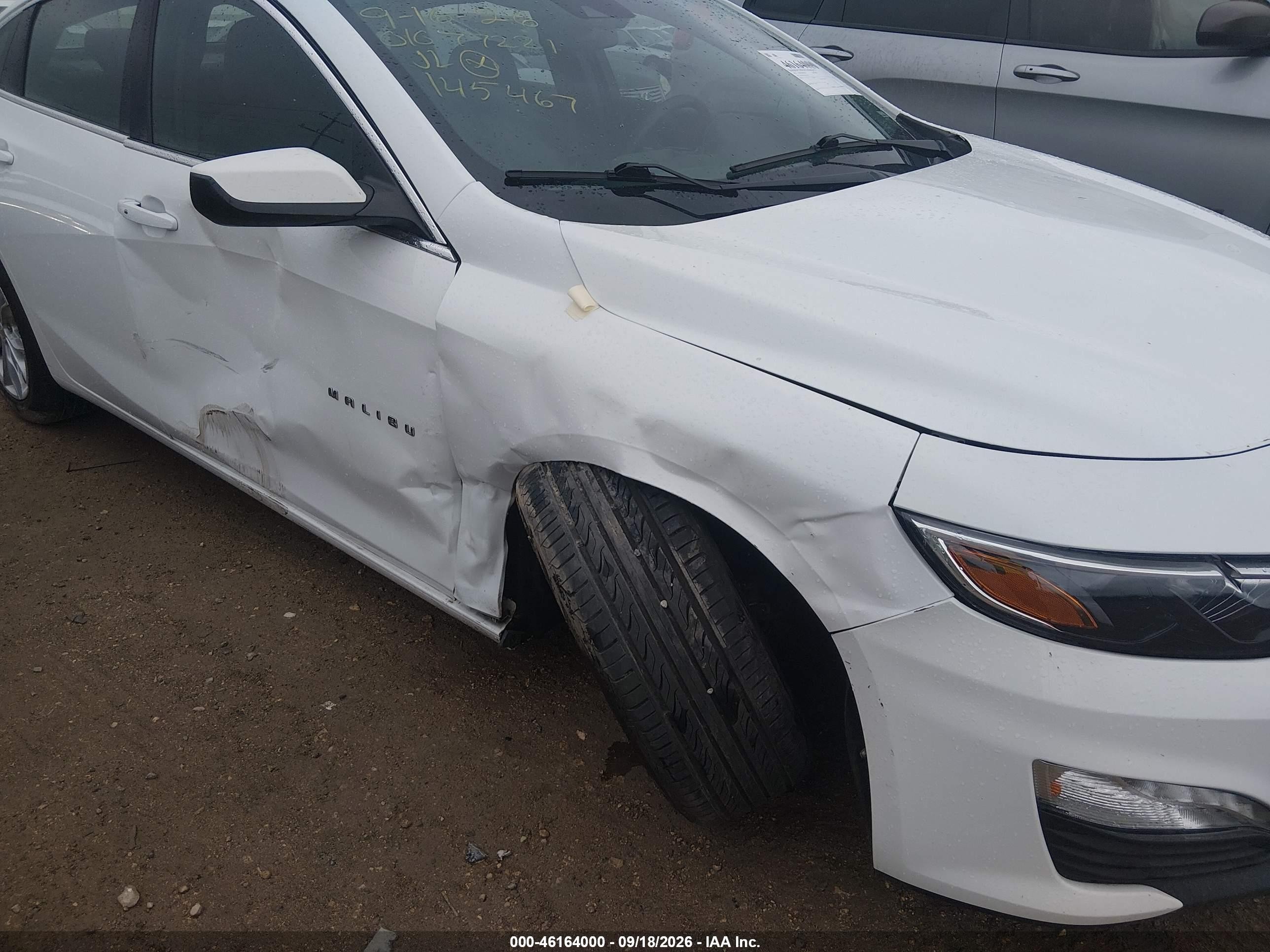 2025 Chevrolet Malibu VIN 1G1ZD5ST2SF145467 IAAI salvage auction — Side, Enterprise Vehicles Clear Only (Mississippi), sold $8,600 on 2026-09-24 (photo 6)
