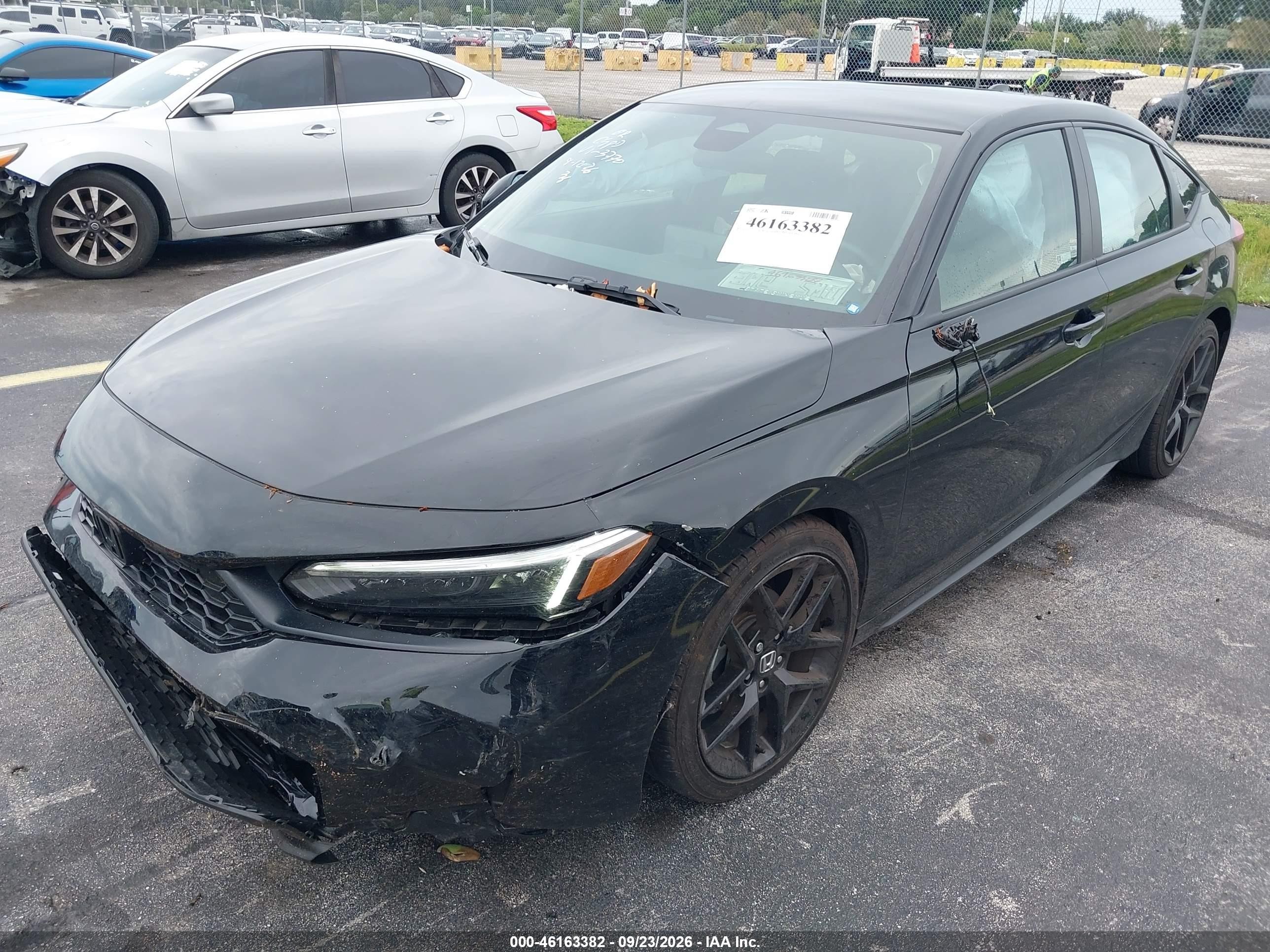 2026 Honda Civic VIN 19XFL2H89TE013770 IAAI salvage auction — Unknown, Rebuildable (Florida), sold $6,200 on 2026-10-15 (photo 6)
