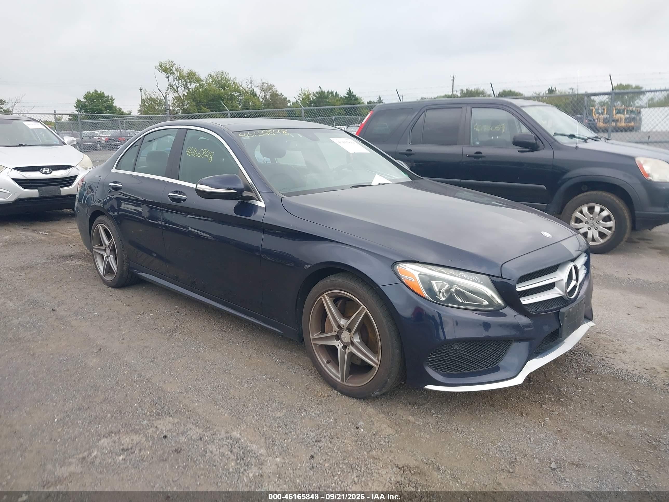 2015 Mercedes-Benz C-Class VIN 55SWF6GB4FU028363 — IAAI salvage auction photo