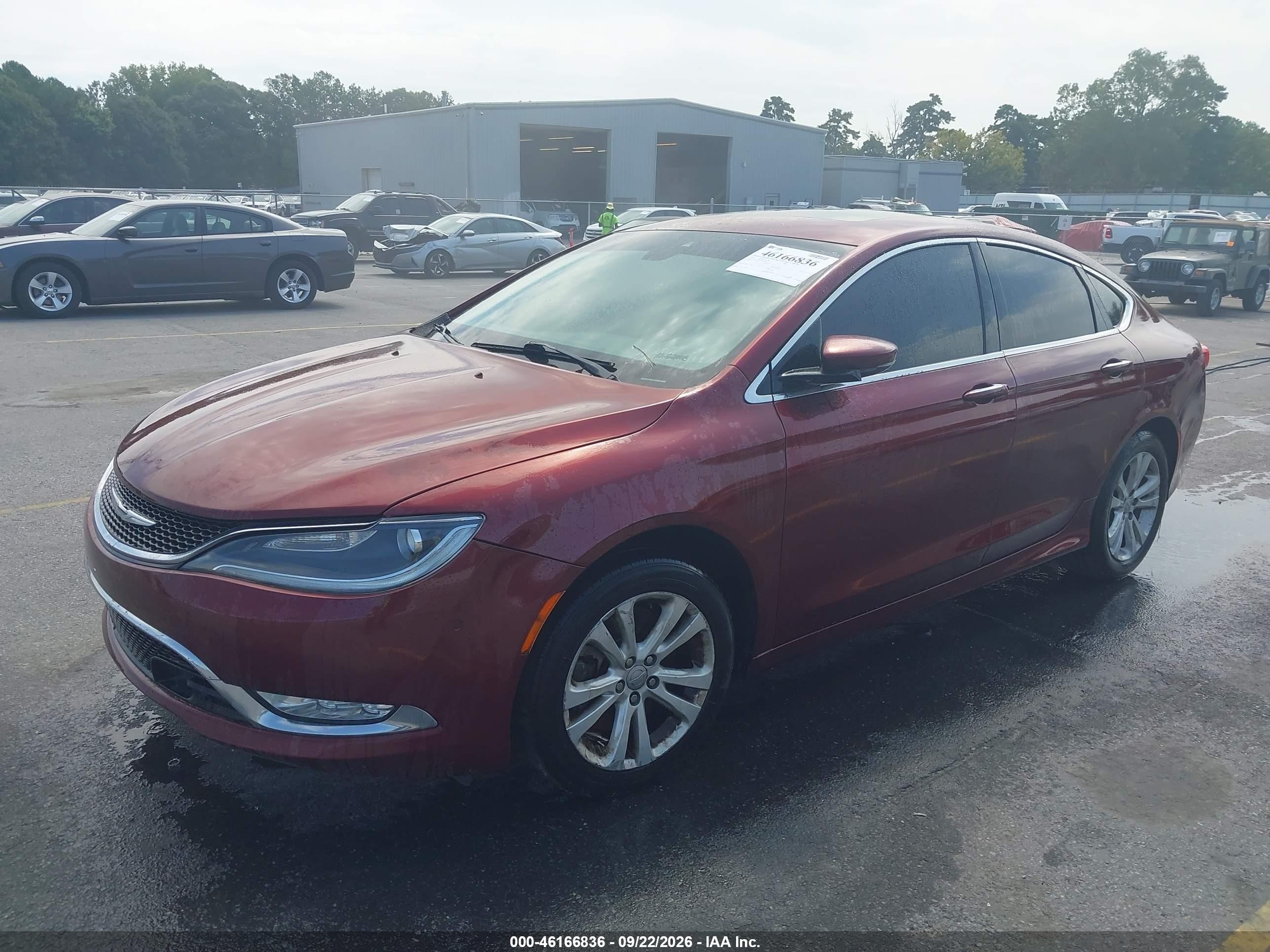 2016 Chrysler 200 VIN 1C3CCCCG9GN176948 IAAI salvage auction — Repossession, Repossession Paperwork (Georgia), sold $400 on 2026-10-10 (photo 2)