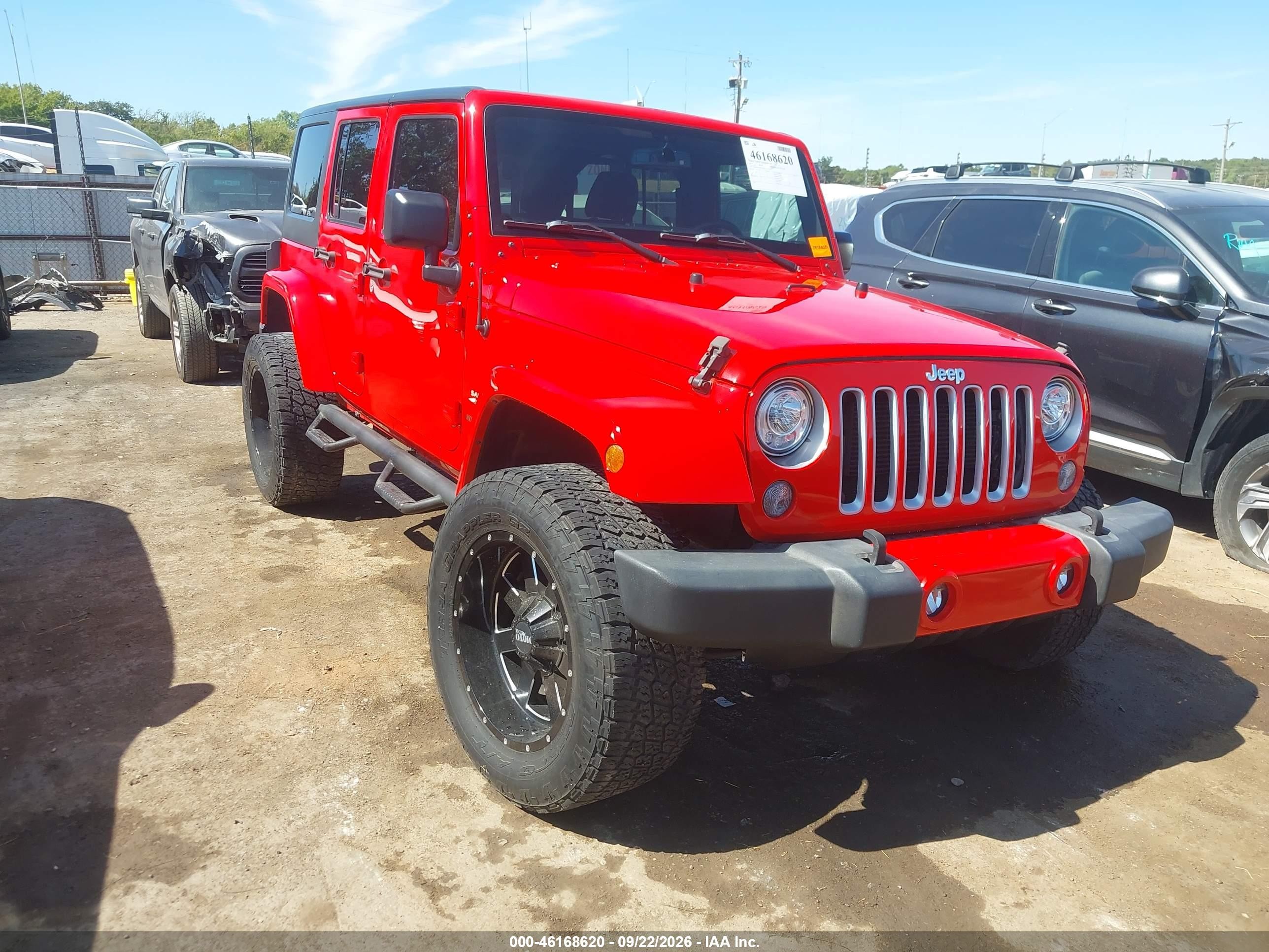 2017 Jeep Wrangler Unlimited VIN 1C4BJWEG3HL592065 — IAAI salvage auction photo