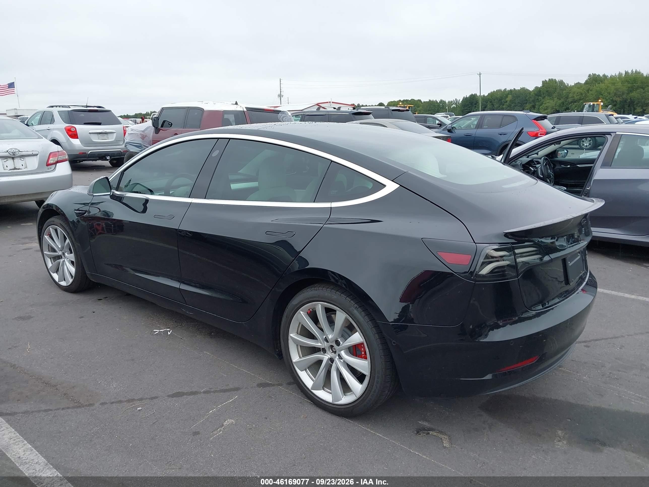 2019 Tesla Model 3 VIN 5YJ3E1EB0KF192443 IAAI salvage auction — Undercarriage, Salvage (North Carolina), sold $7,750 on 2026-10-08 (photo 3)