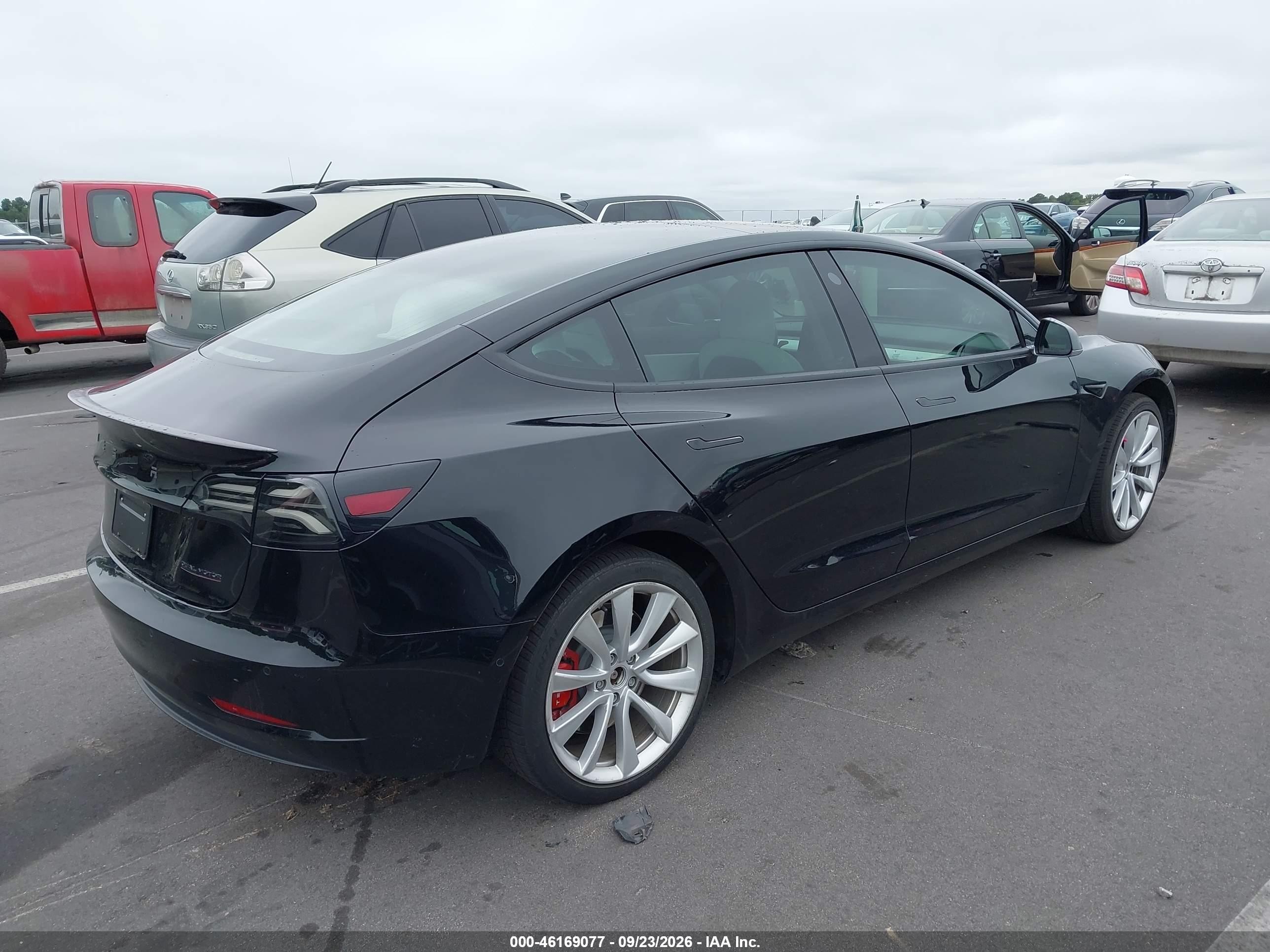 2019 Tesla Model 3 VIN 5YJ3E1EB0KF192443 IAAI salvage auction — Undercarriage, Salvage (North Carolina), sold $7,750 on 2026-10-08 (photo 4)