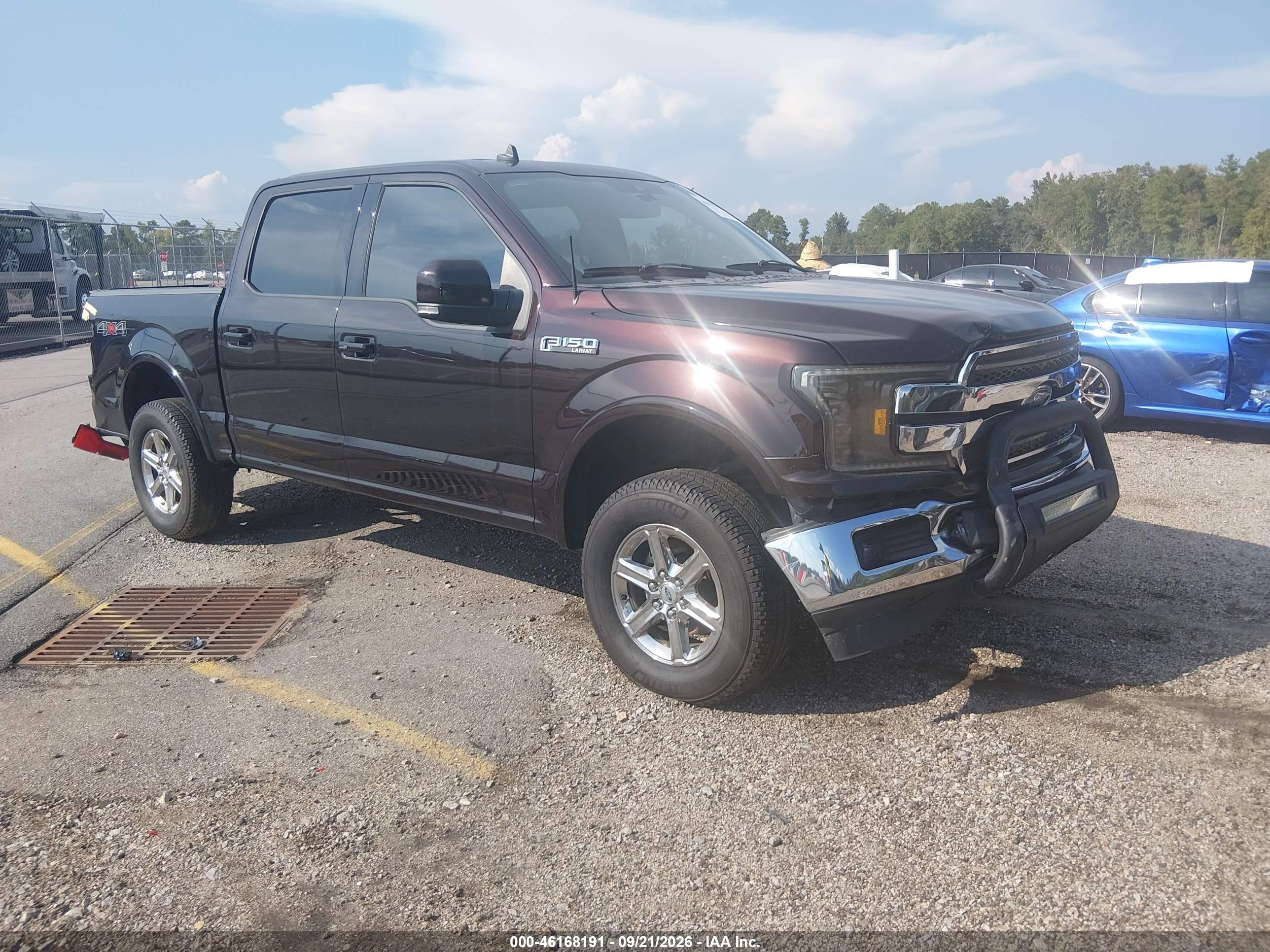 2020 Ford F-150 Lightning VIN 1FTEW1E5XLFB20341 — IAAI salvage auction photo