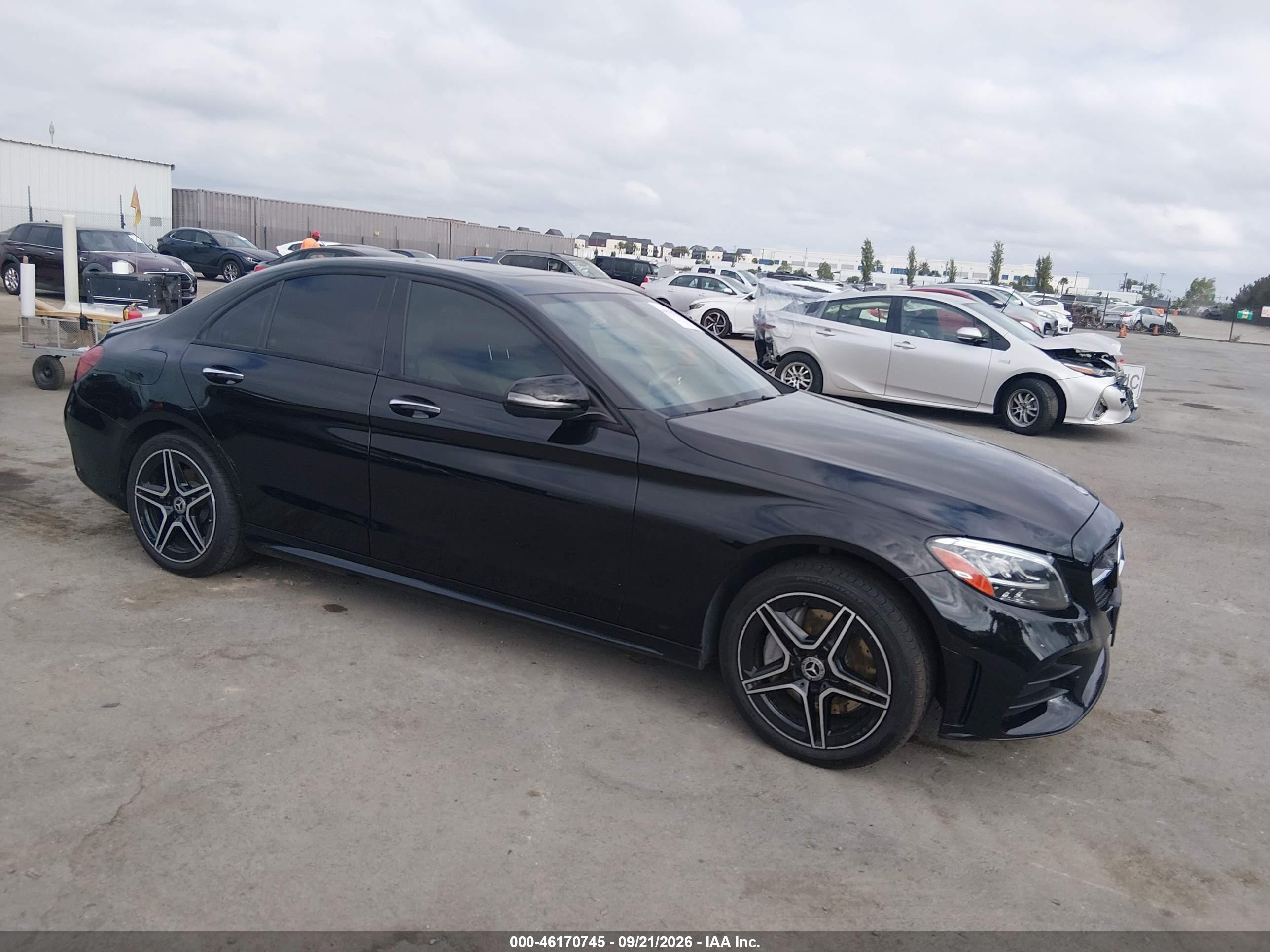 2020 Mercedes-Benz C-Class VIN 55SWF8EB0LU324345 — IAAI salvage auction photo