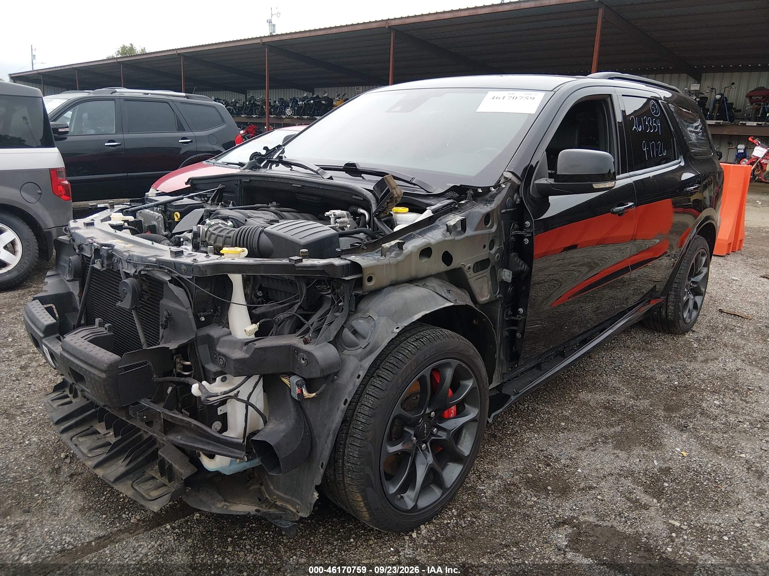 2021 Dodge Durango VIN 1C4SDJGJ0MC848563 IAAI salvage auction — Front End, Salvage (Ohio), sold $17,800 on 2026-10-21 (photo 2)