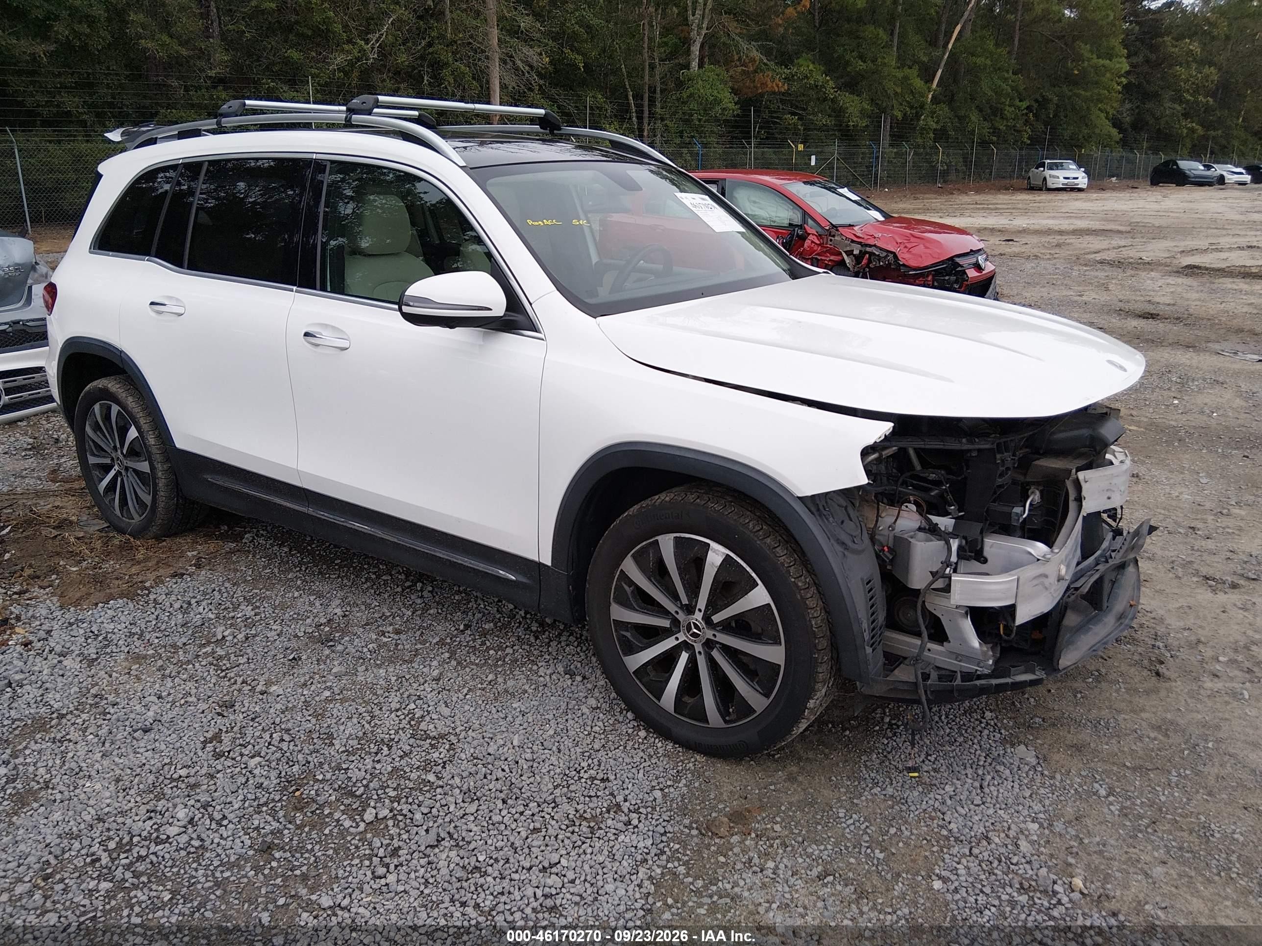2021 Mercedes-Benz GLB-Class VIN W1N4M4GB9MW092306 — IAAI salvage auction photo