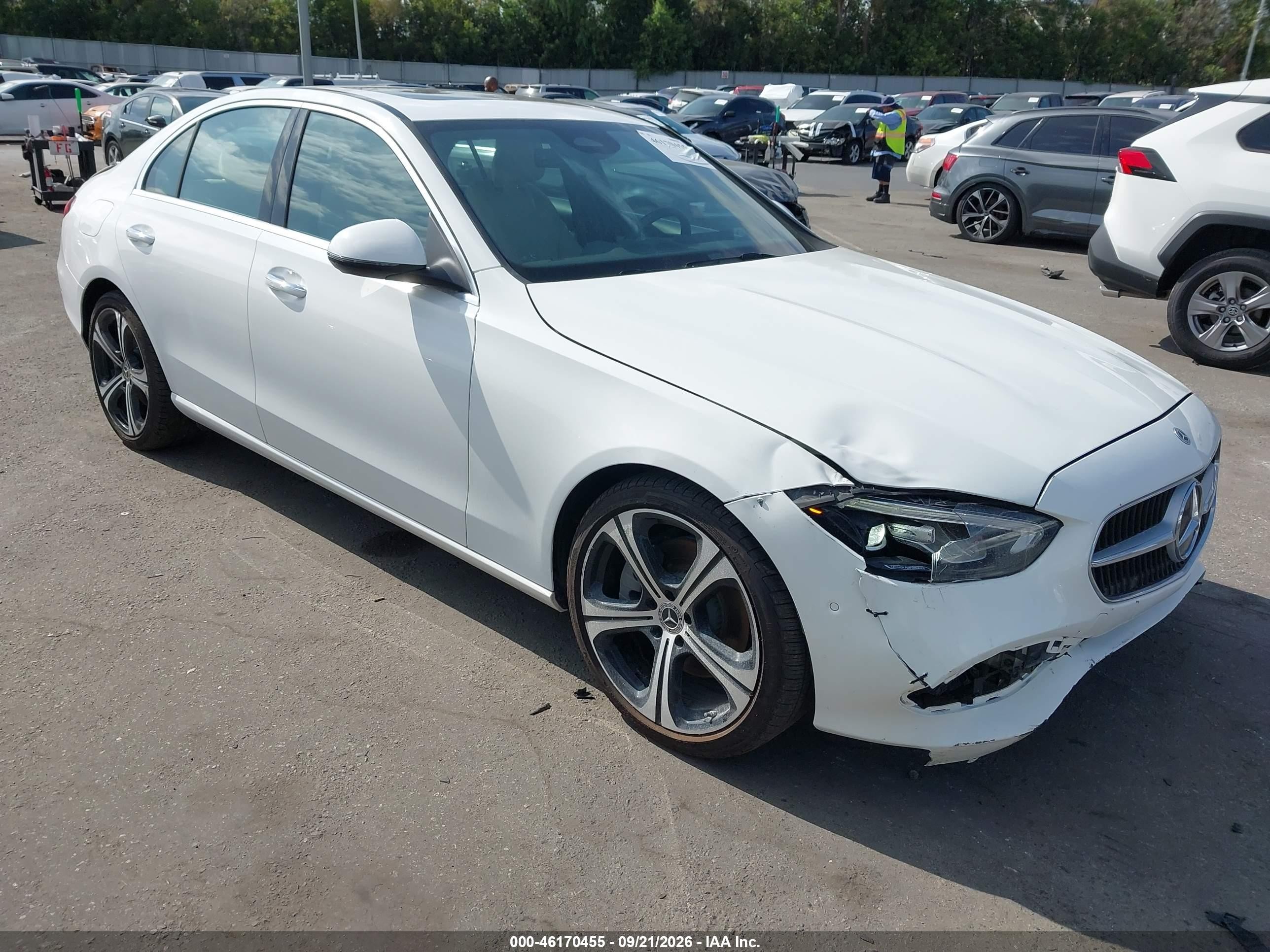 2024 Mercedes-Benz C-Class VIN W1KAF4GB8RR164547 — IAAI salvage auction photo