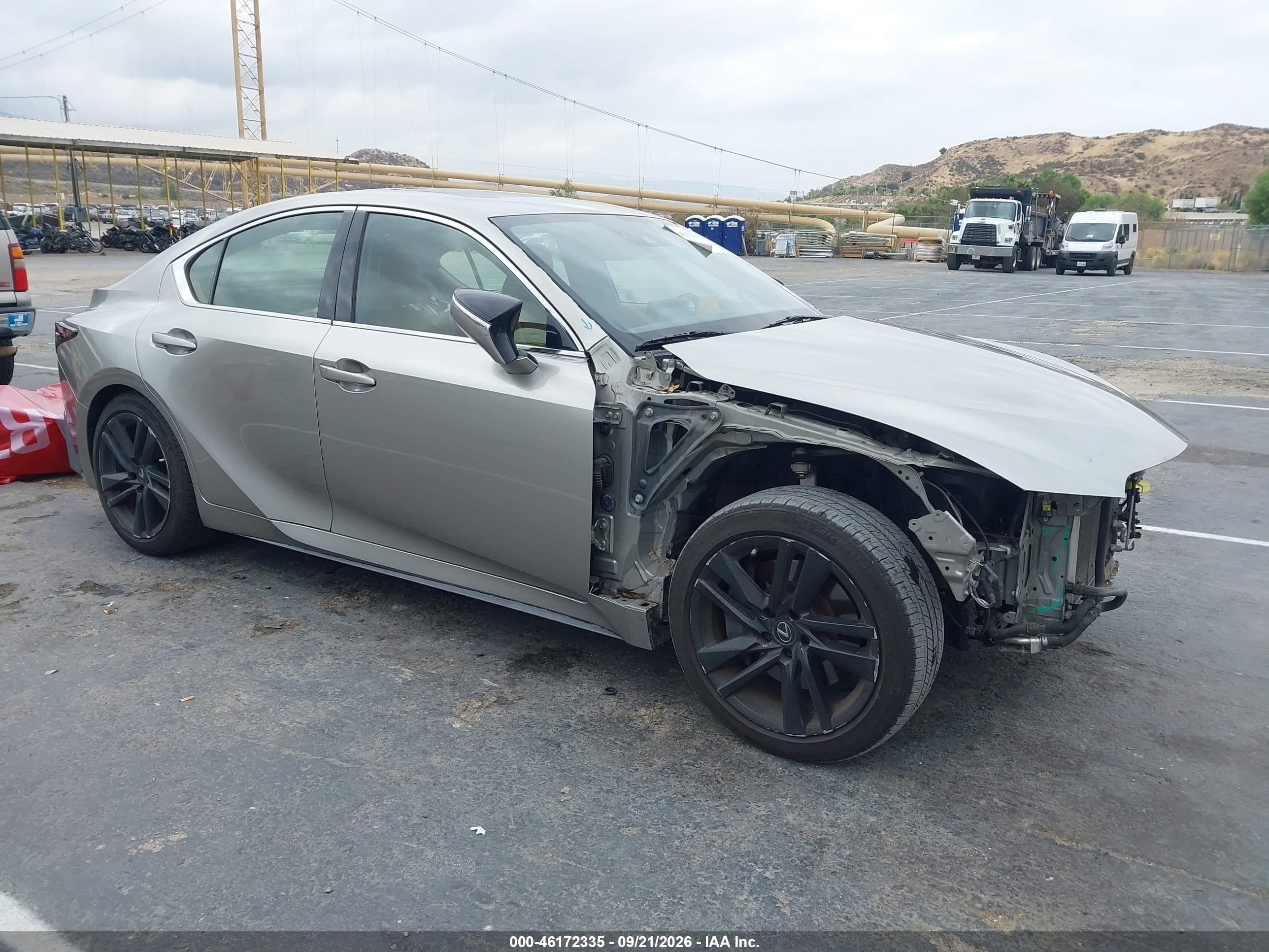 2021 Lexus IS 300 VIN JTHCA1D21M5110932 — IAAI salvage auction photo