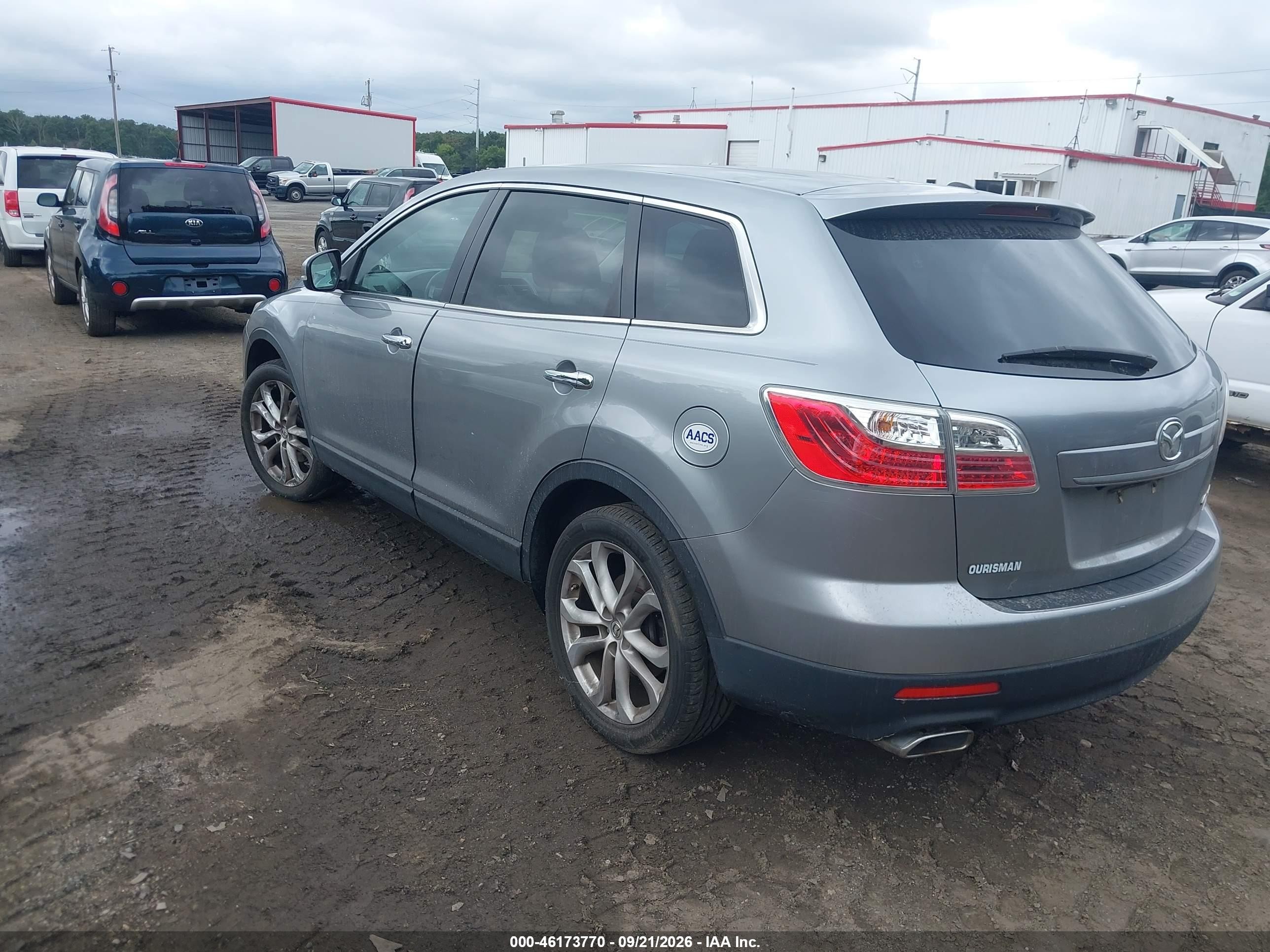 2012 Mazda Cx-9 VIN JM3TB3DV6C0341574 IAAI salvage auction — Normal Wear, Clear (Maryland), sold $900 on 2026-10-02 (photo 3)