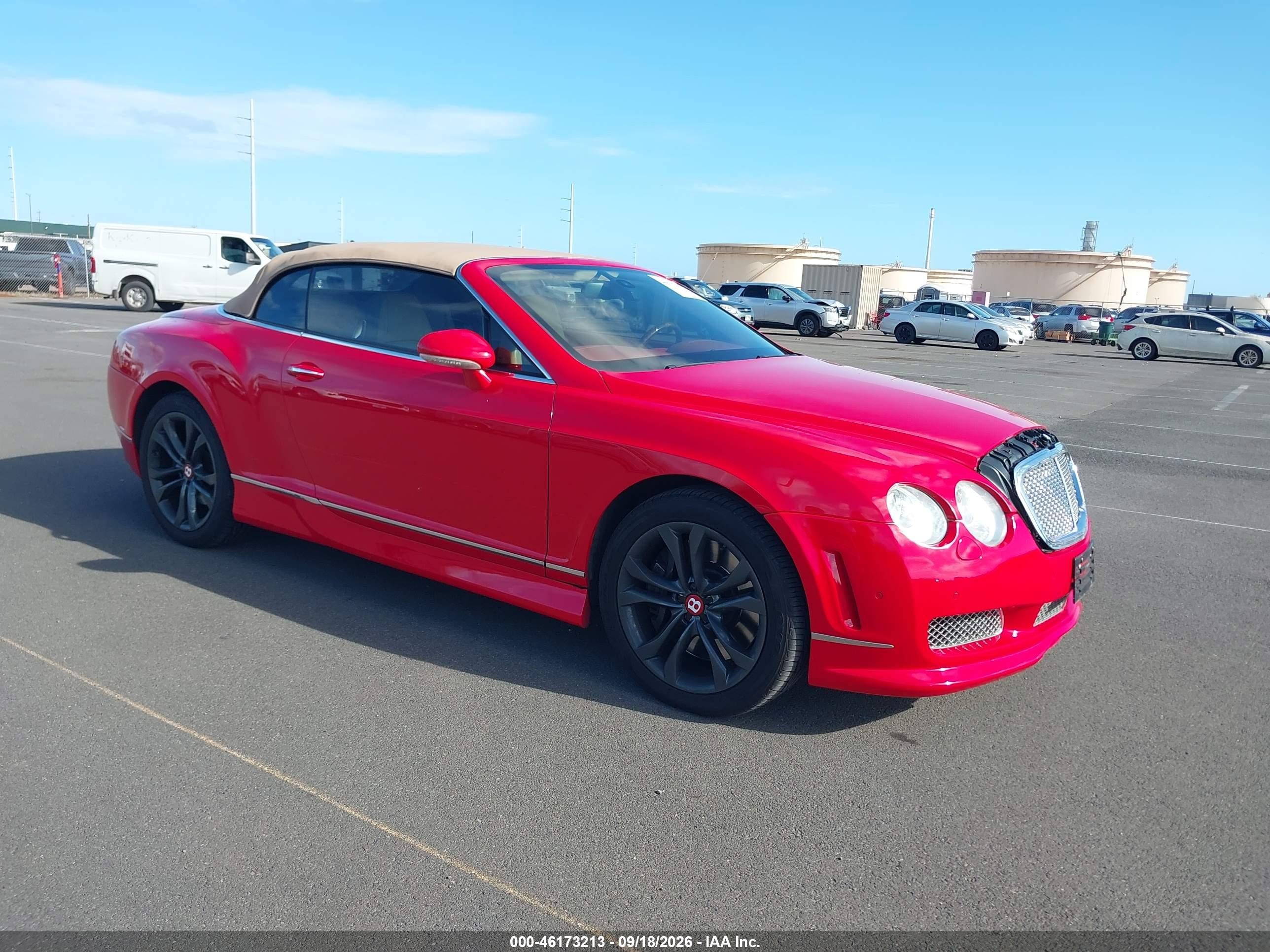 2007 Bentley Continental VIN SCBDR33W27C047759 — IAAI salvage auction photo