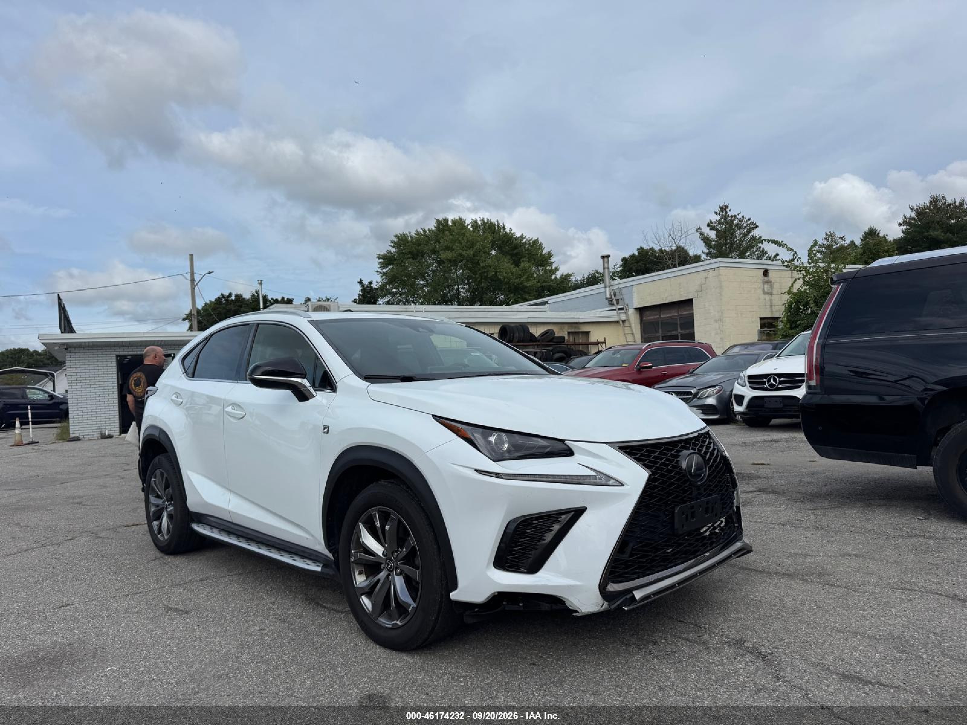 2020 Lexus NX 300 VIN JTJJARBZ1L5009439 — IAAI salvage auction photo
