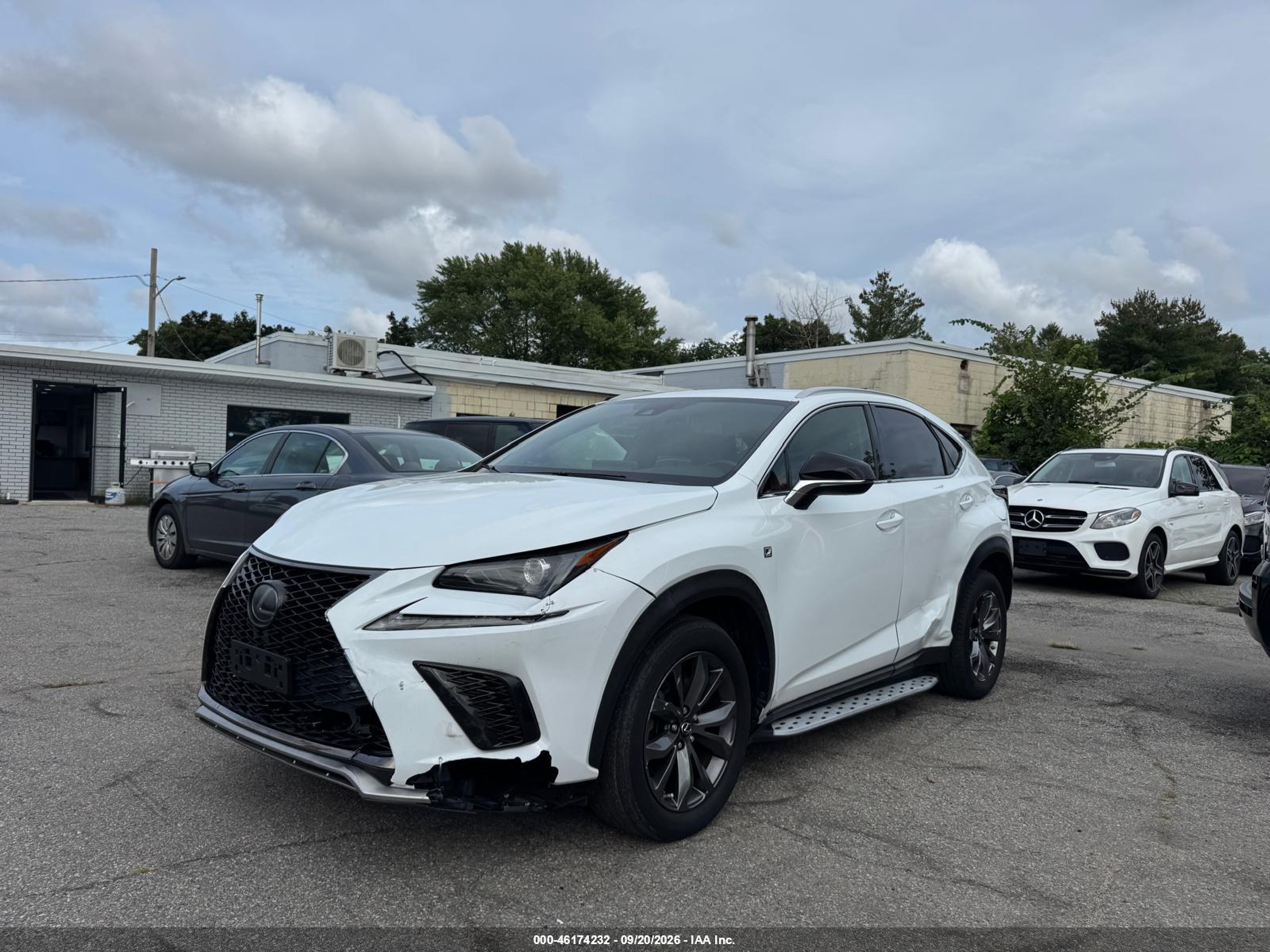 2020 Lexus Nx 300 VIN JTJJARBZ1L5009439 IAAI salvage auction — Unknown, Clear (Virginia), sold $13,600 on 2026-10-07 (photo 2)
