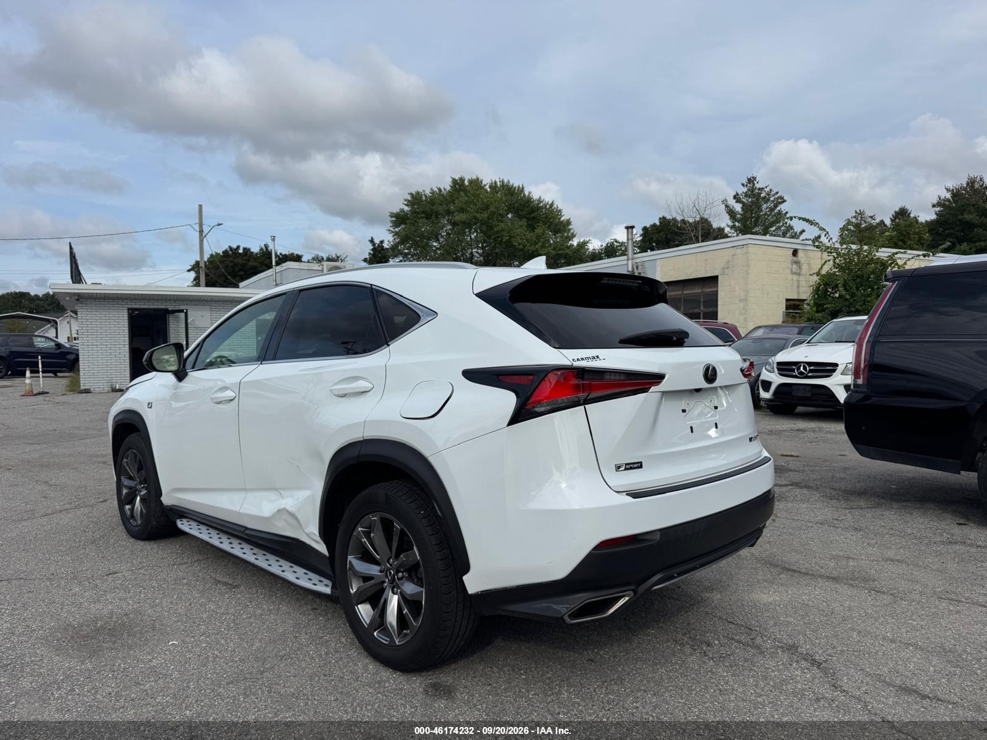 2020 Lexus Nx 300 VIN JTJJARBZ1L5009439 IAAI salvage auction — Unknown, Clear (Virginia), sold $13,600 on 2026-10-07 (photo 3)