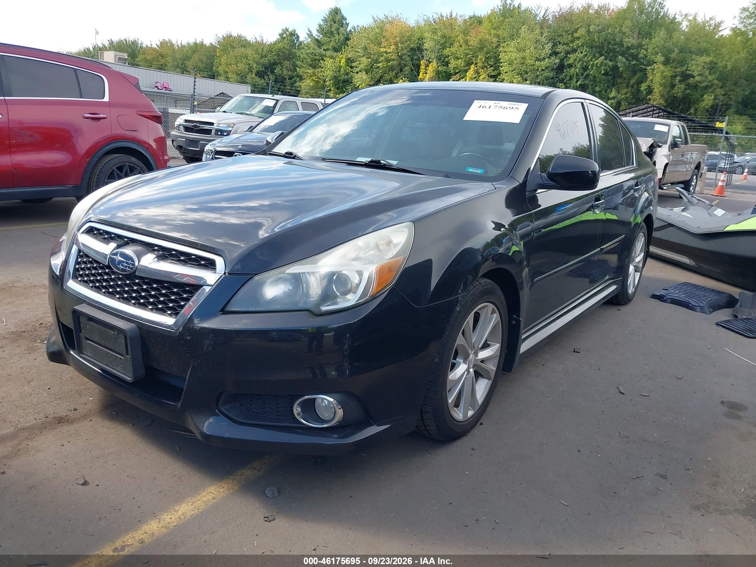 2013 Subaru LEGACY VIN 4S3BMDK63D2040606 IAAI salvage auction — Front End, Salvage (Connecticut), sold $950 on 2026-10-09 (photo 2)