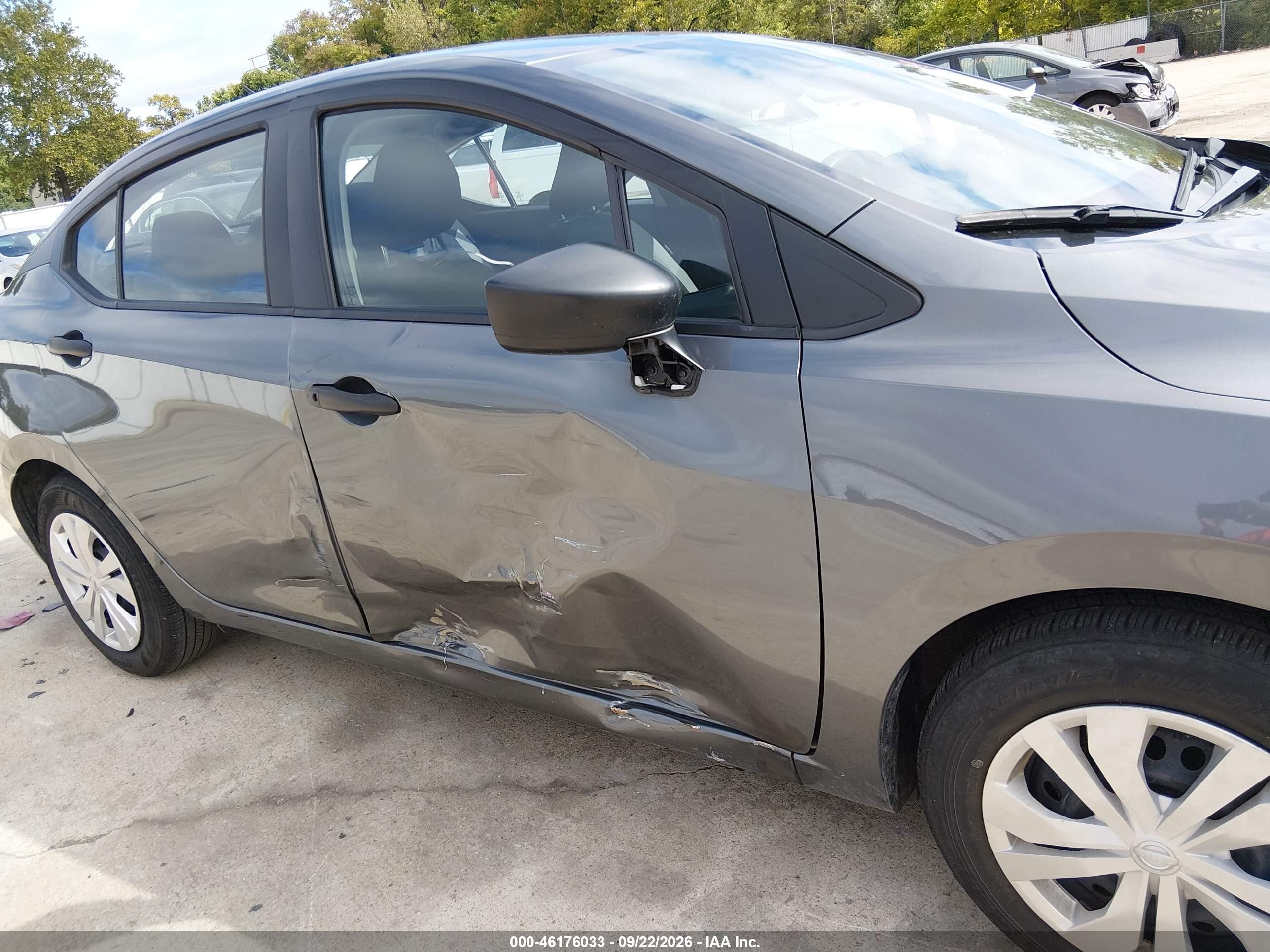 2025 Nissan Versa VIN 3N1CN8DV2SL842916 IAAI salvage auction — Side, Enterprise Vehicles Clear Only (Georgia), sold $6,900 on 2026-09-25 (photo 6)