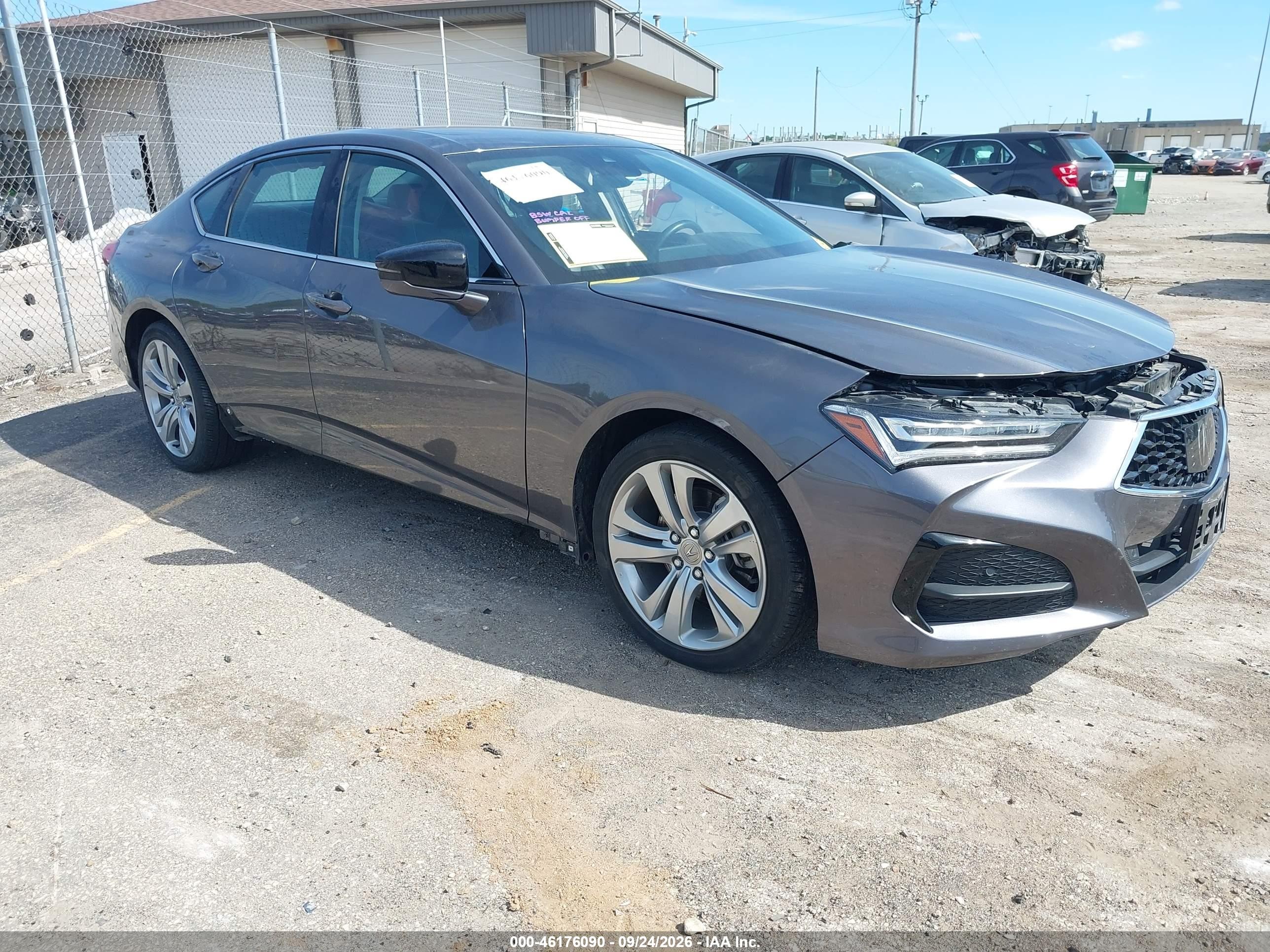 2022 Acura TLX VIN 19UUB5F49NA001864 — IAAI salvage auction photo