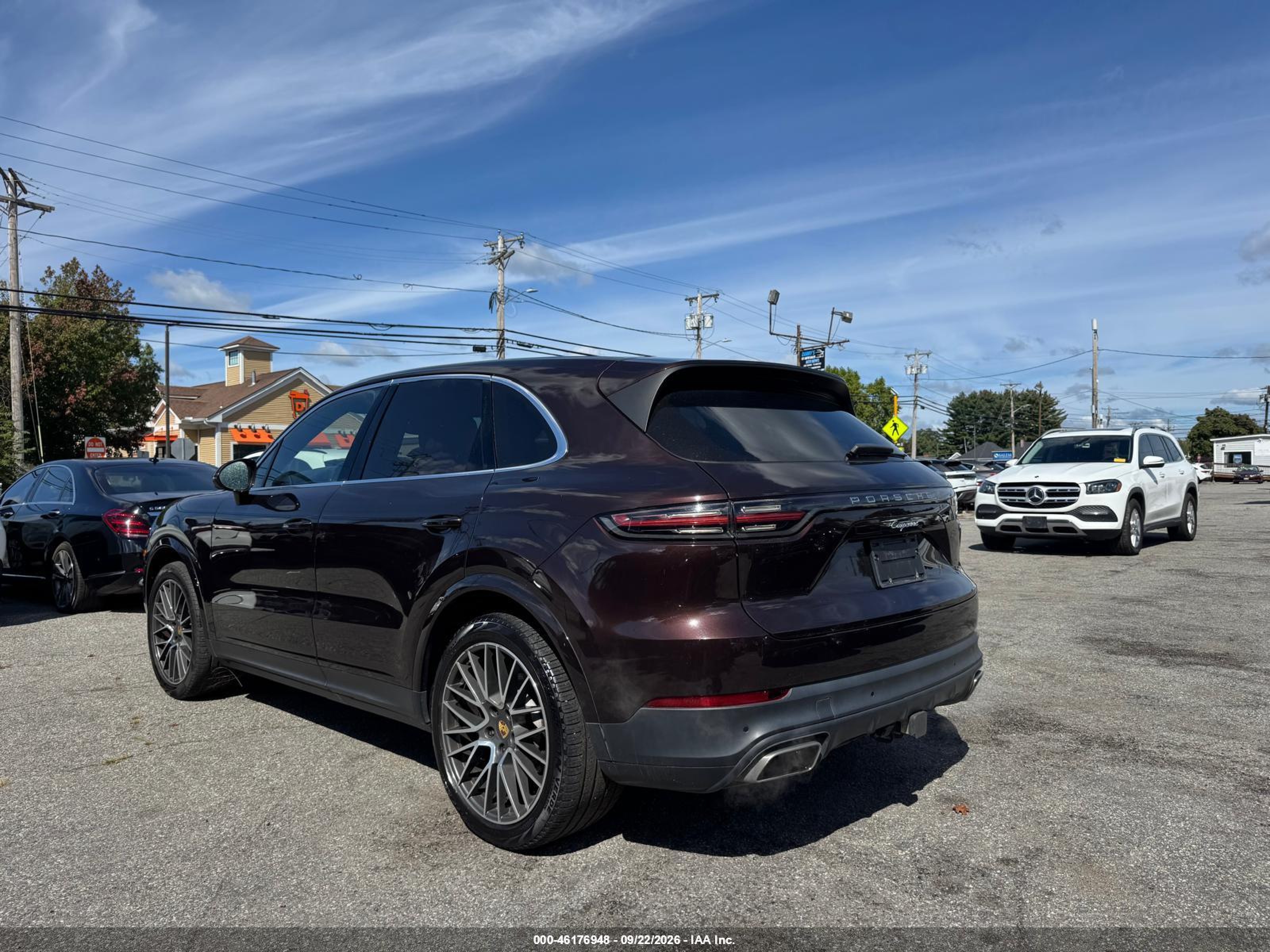 2021 Porsche Cayenne VIN WP1AA2AY2MDA03187 IAAI salvage auction — Unknown, Clear (Montana), sold $7,700 on 2026-10-07 (photo 3)