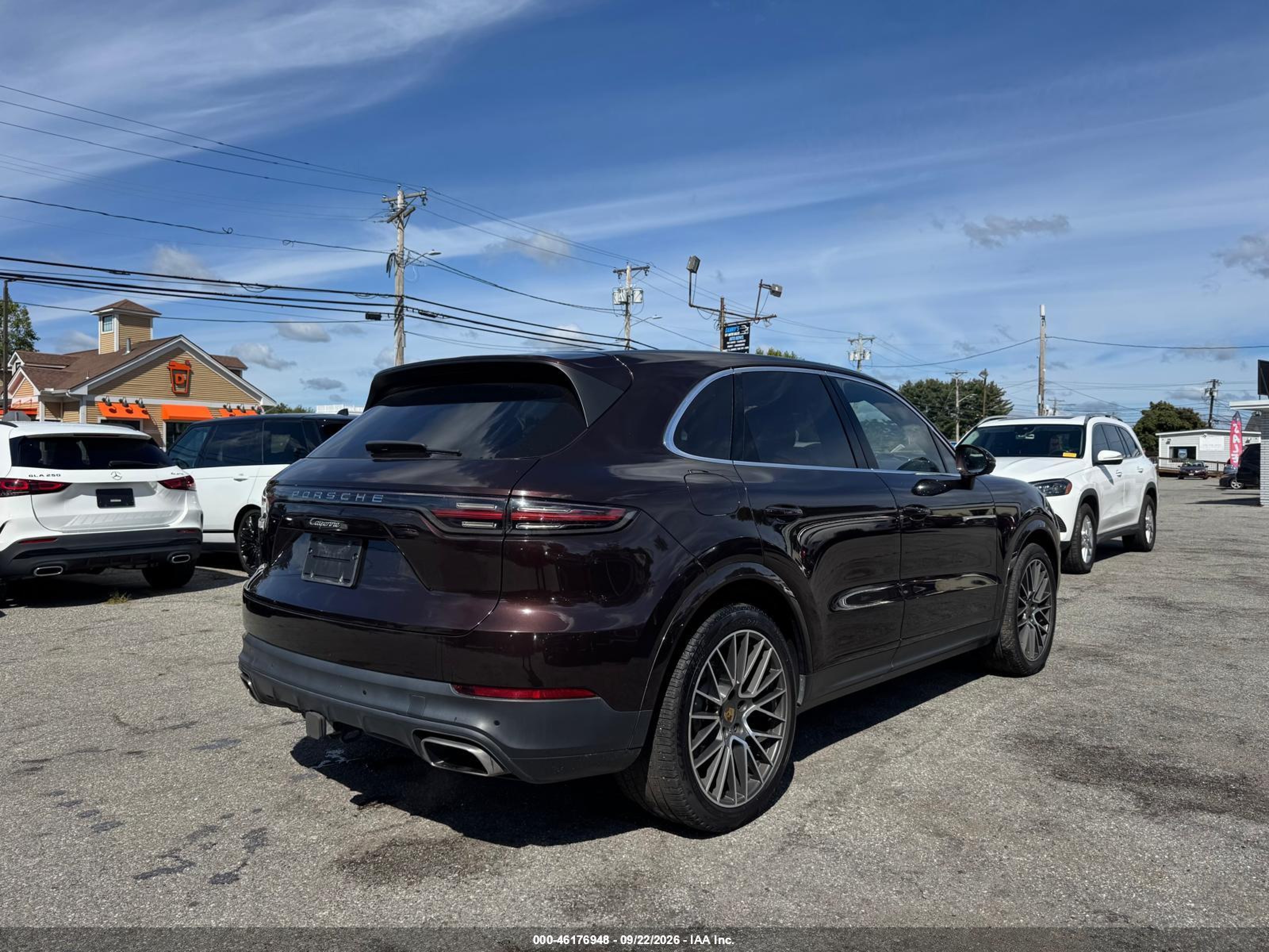 2021 Porsche Cayenne VIN WP1AA2AY2MDA03187 IAAI salvage auction — Unknown, Clear (Montana), sold $7,700 on 2026-10-07 (photo 4)