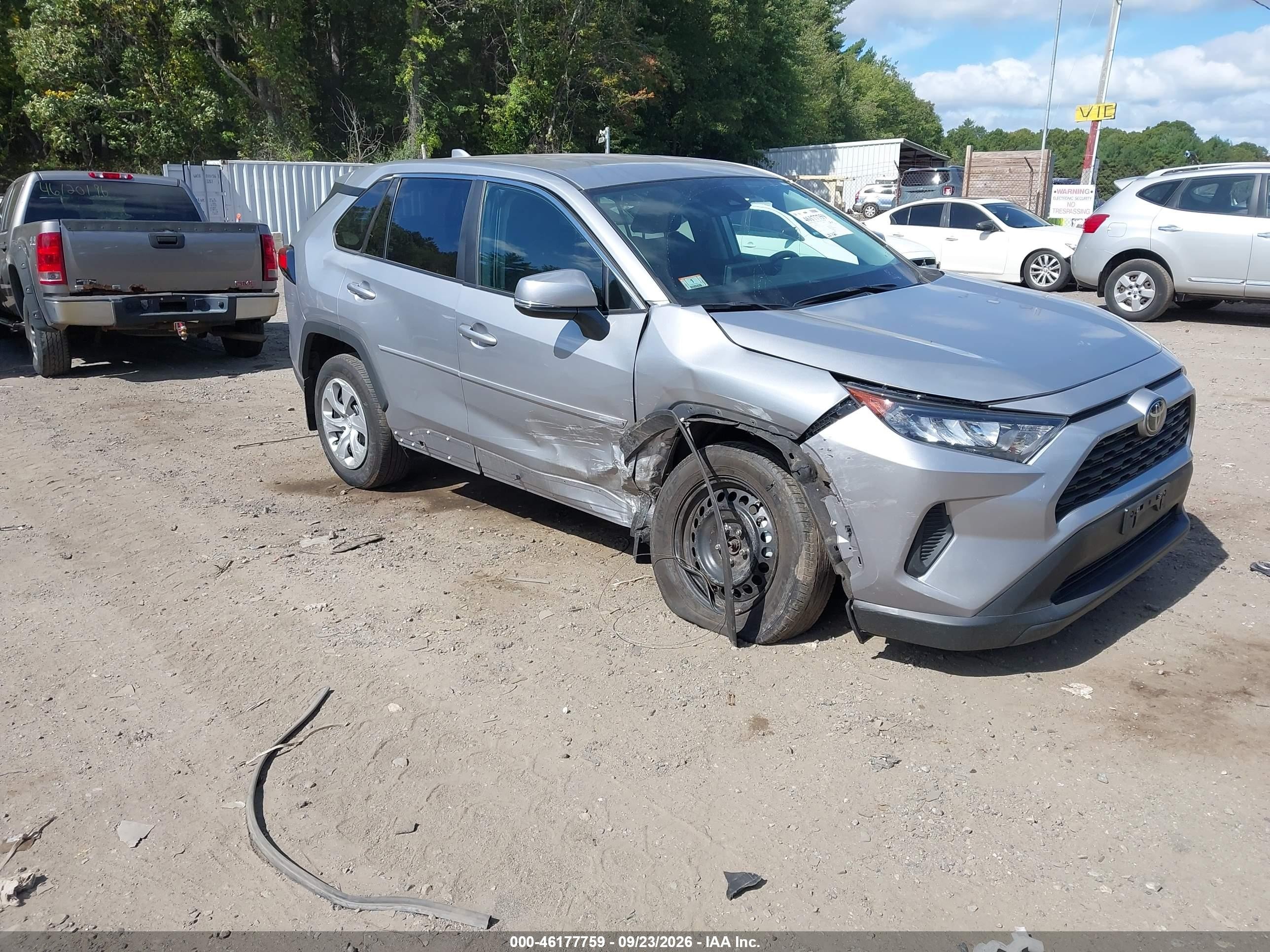 2022 Toyota RAV4 VIN 2T3G1RFV5NC323239 — IAAI salvage auction photo