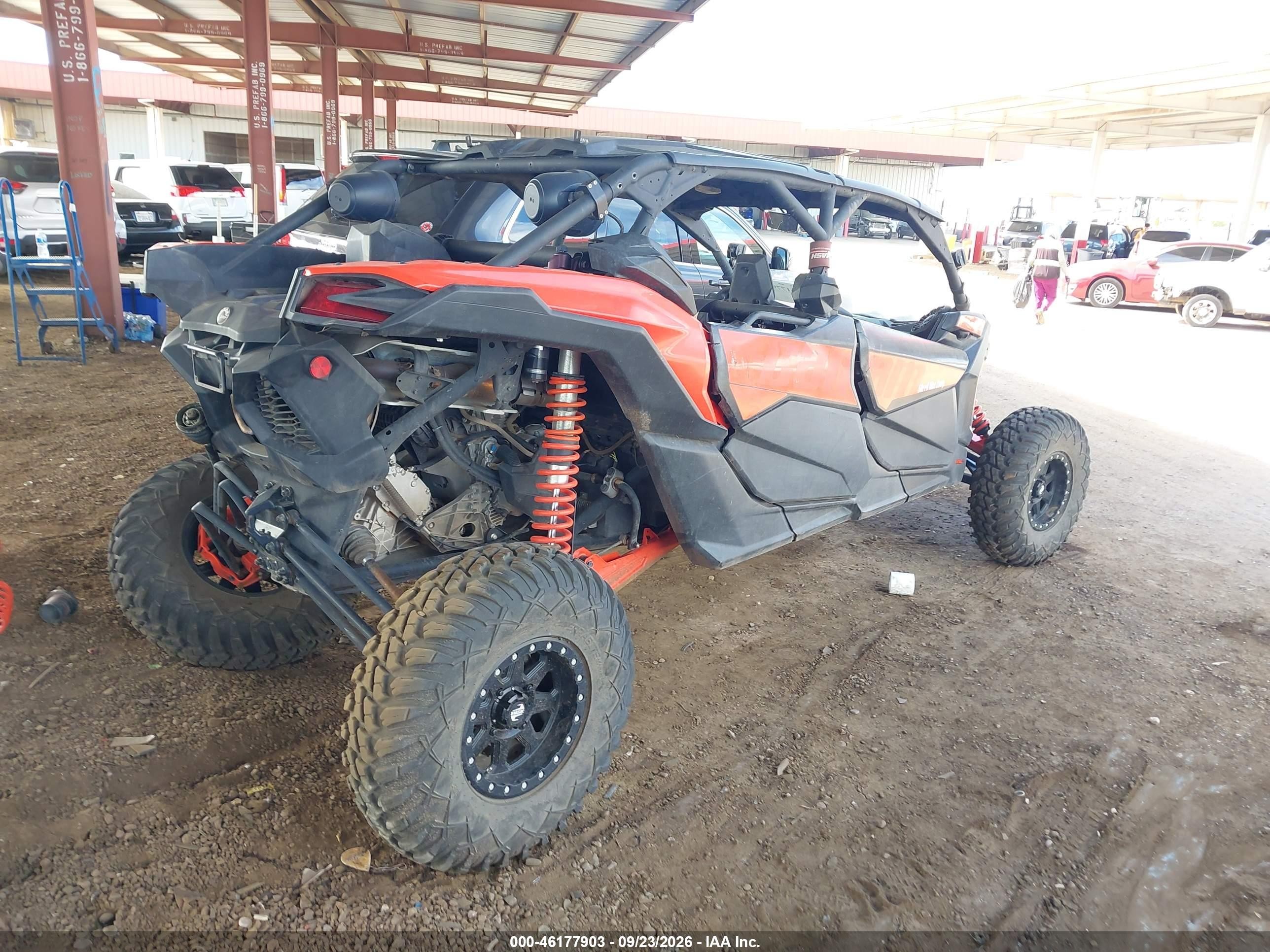 2022 Can-am Maverick x3 max VIN 3JBVKAV43NE000206 IAAI salvage auction — All Over, Salvage (Arizona), sold $12,325 on 2026-10-13 (photo 4)