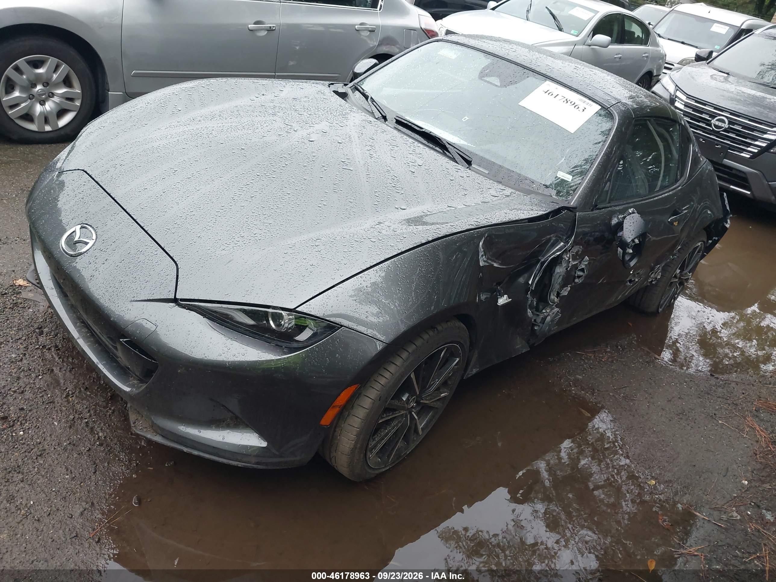 2026 Mazda MX-5 Miata VIN JM1NDAM72T0705121 IAAI salvage auction — Side, Enterprise Vehicles Clear Only (Tennessee), sold $18,000 on 2026-09-24 (photo 2)