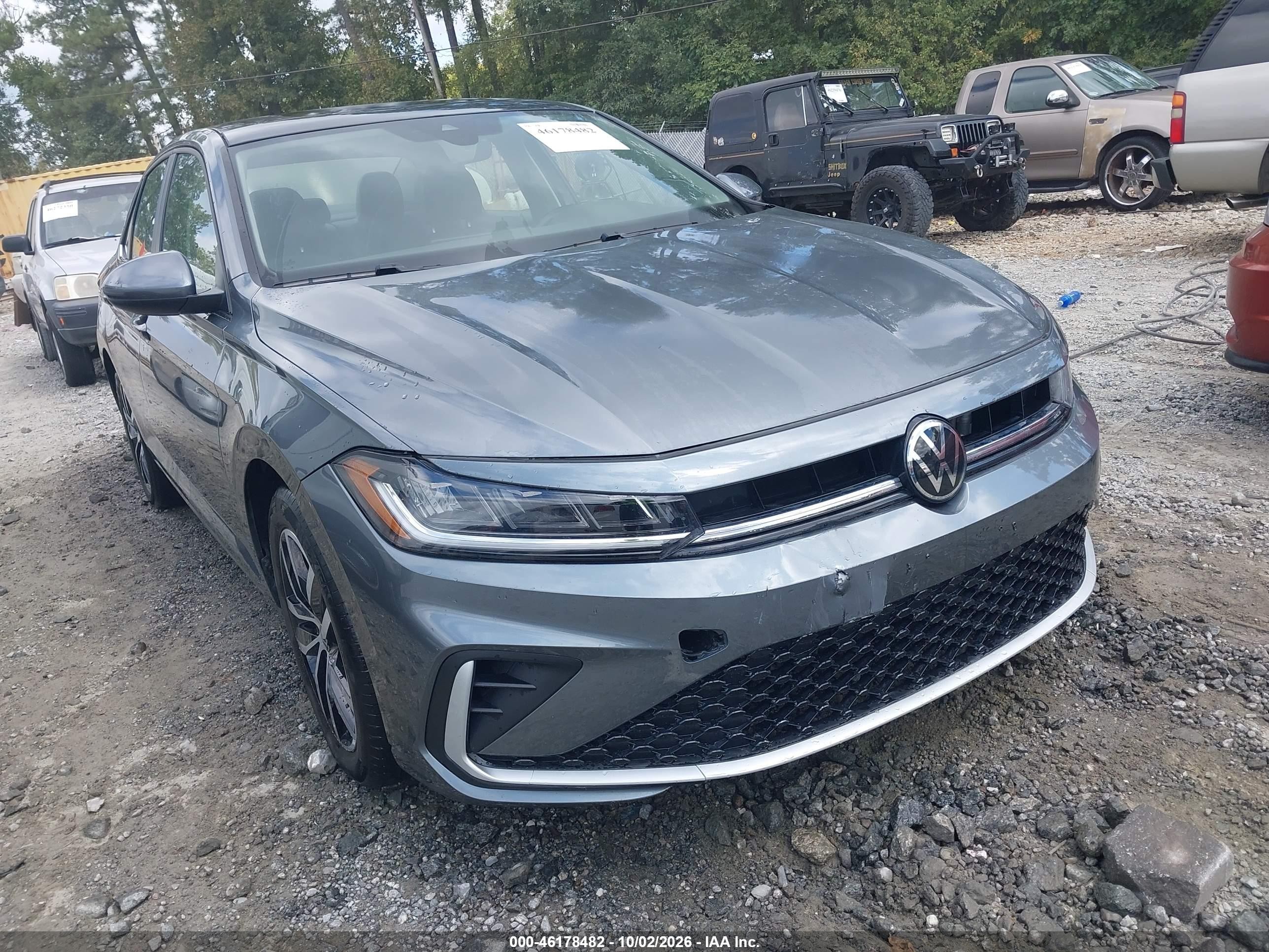 2025 Volkswagen Jetta VIN 3VW7X7BU4SM061206 — IAAI salvage auction photo