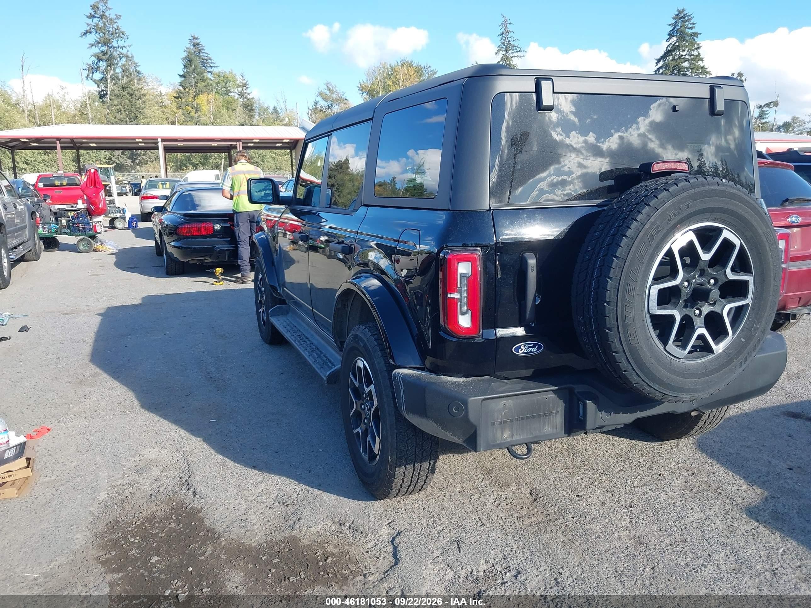 2026 Ford Bronco VIN 1FMDE8BH4TLA40360 IAAI salvage auction — Front End, Enterprise Vehicles Clear Only (Oregon), sold $22,000 on 2026-09-25 (photo 3)