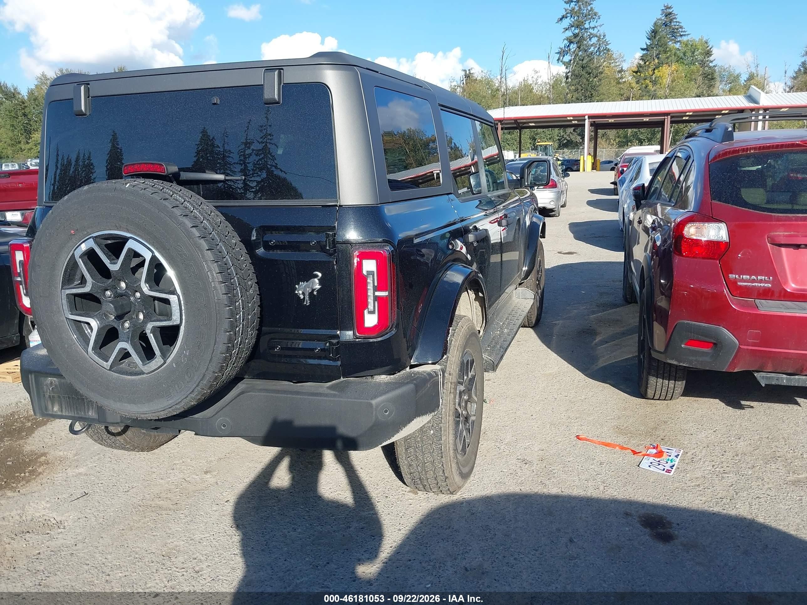 2026 Ford Bronco VIN 1FMDE8BH4TLA40360 IAAI salvage auction — Front End, Enterprise Vehicles Clear Only (Oregon), sold $22,000 on 2026-09-25 (photo 4)