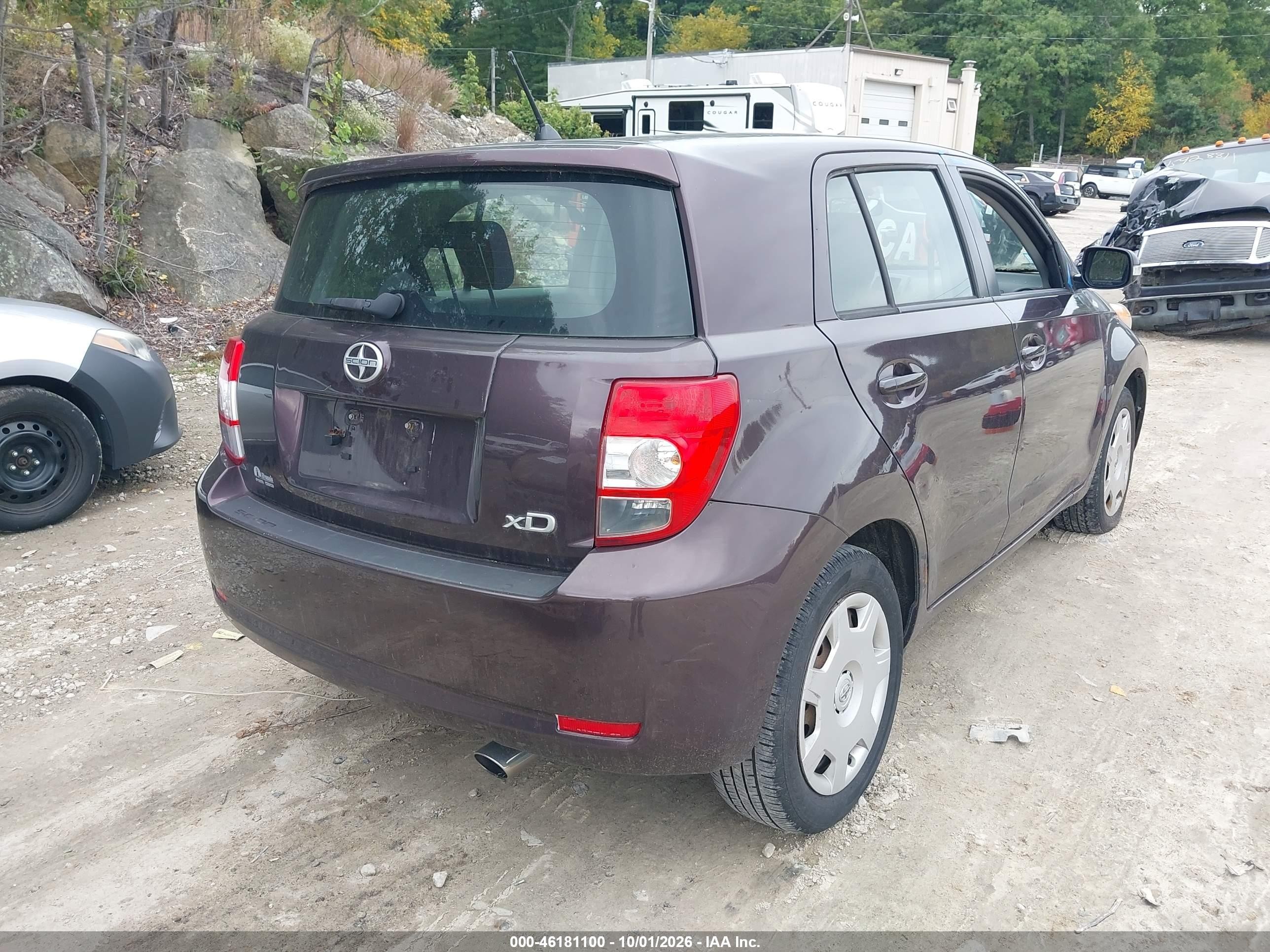 2010 Scion Xd VIN JTKKU4B49A1006839 IAAI salvage auction — Front End, Clear (Massachusetts), sold $1,200 on 2026-10-06 (photo 4)