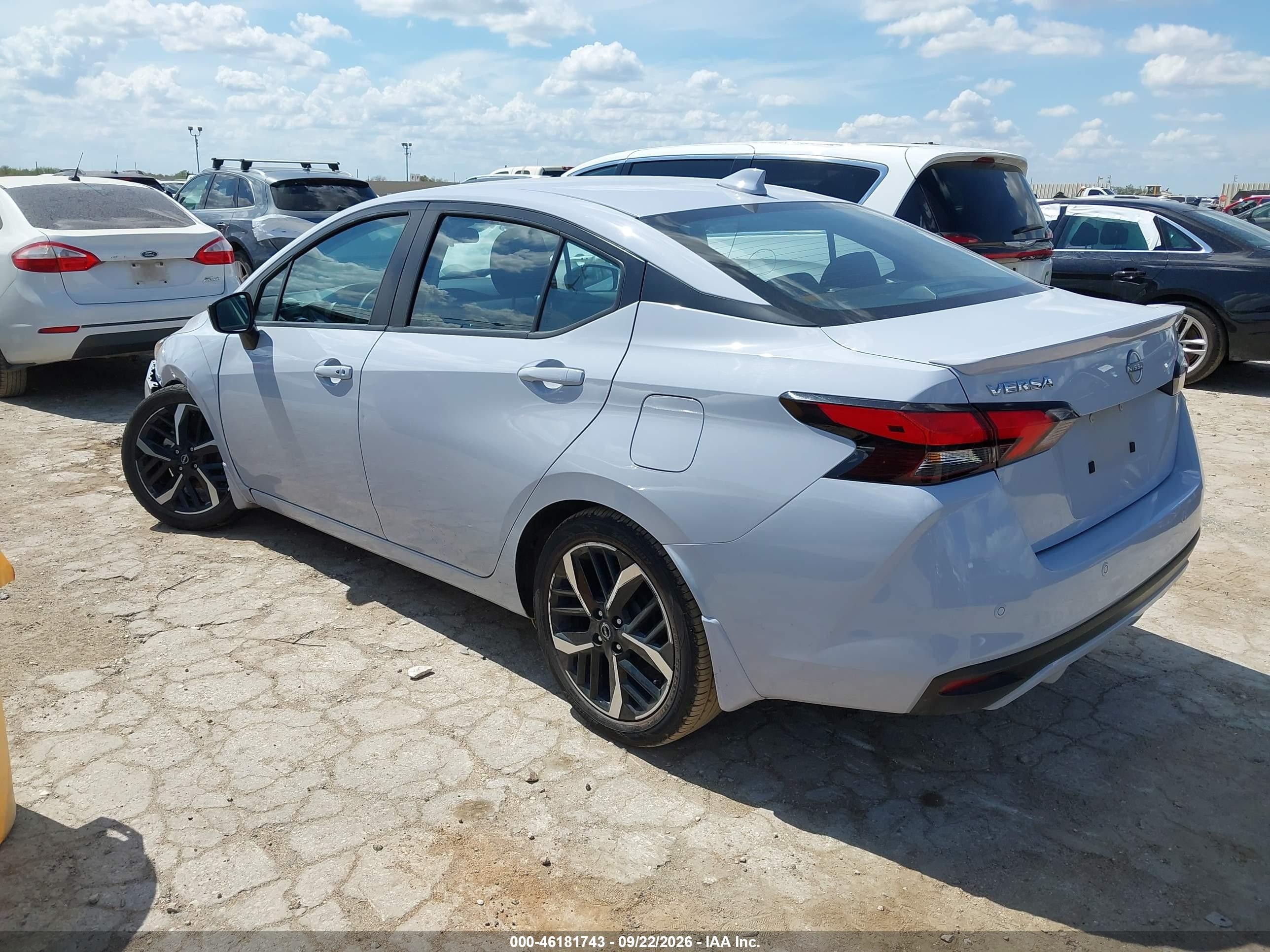 2024 Nissan Versa VIN 3N1CN8FV9RL926304 IAAI salvage auction — Suspension, Enterprise Vehicles Clear Only (Texas), sold $7,200 on 2026-09-25 (photo 3)