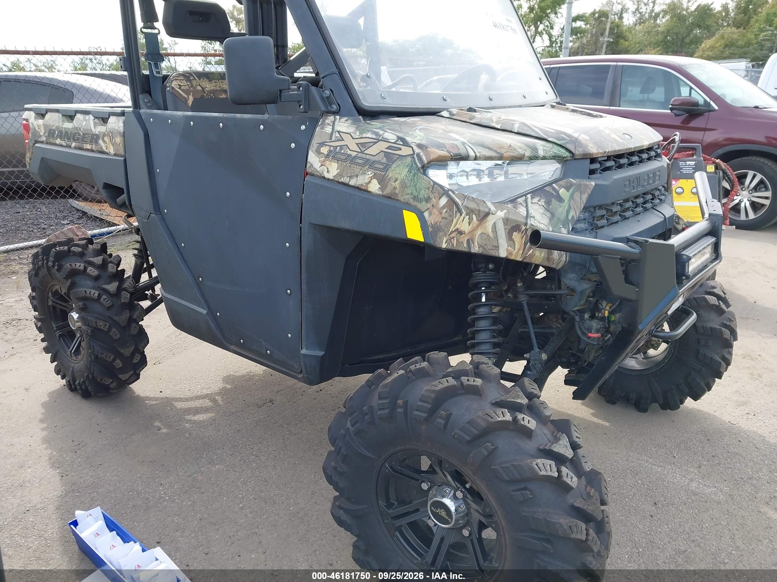 2020 Polaris Ranger VIN 4XARRE995L8050093 — IAAI salvage auction photo