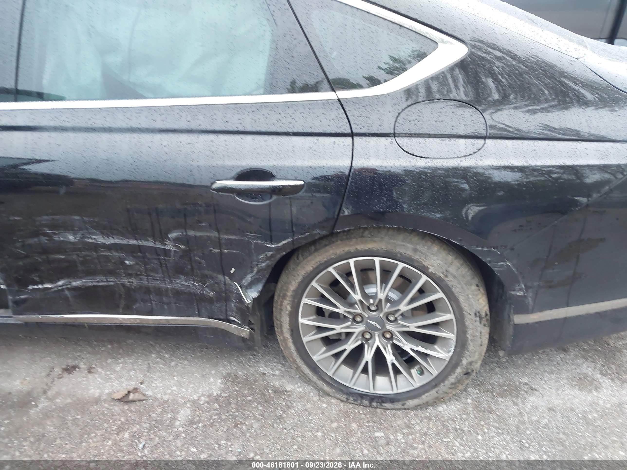 2021 Genesis G80 VIN KMTGB4SC2MU049336 IAAI salvage auction — Side, Salvage (Ohio), sold $8,600 on 2026-10-08 (photo 6)