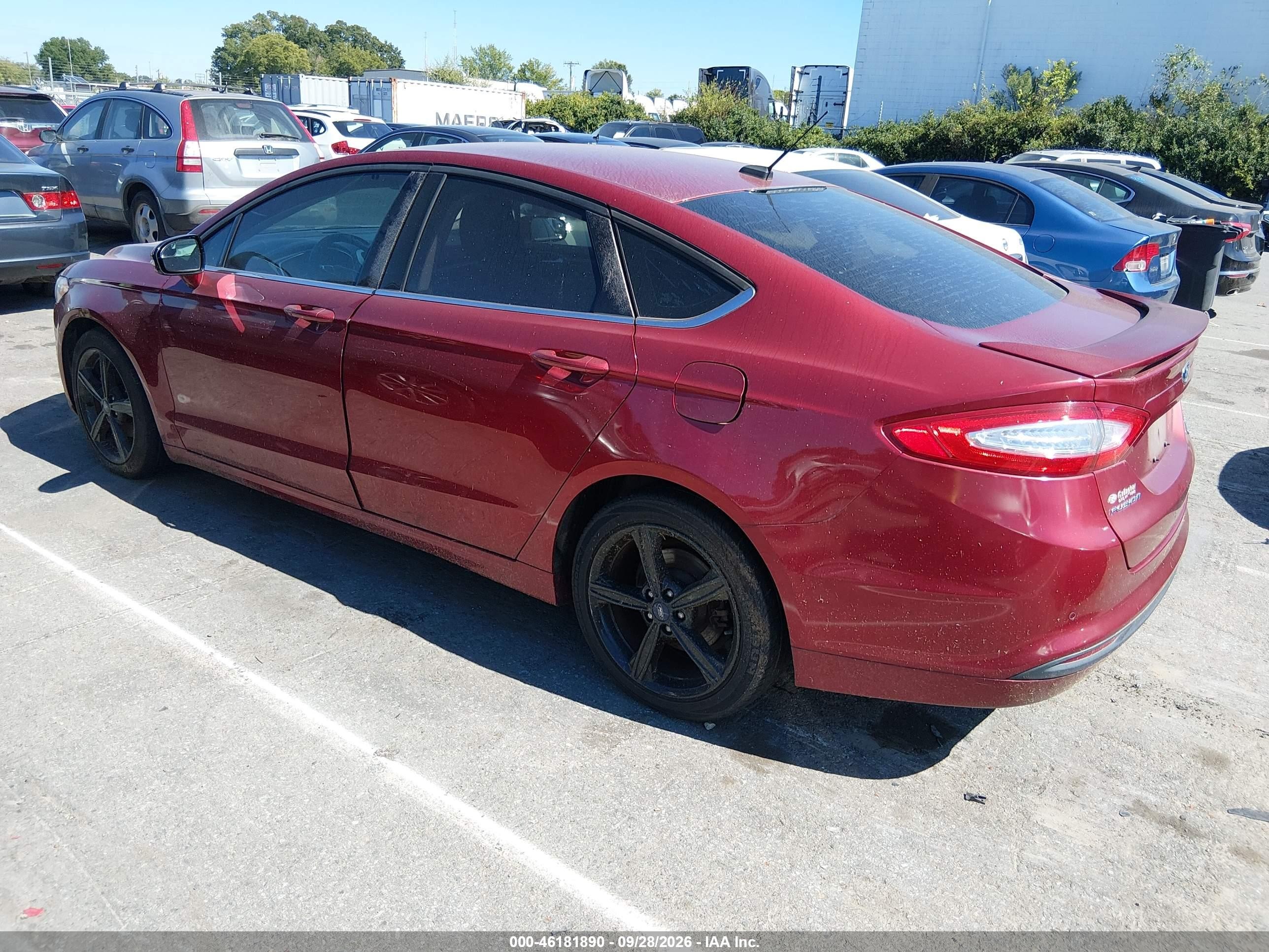 2016 Ford Fusion VIN 3FA6P0HD4GR194383 IAAI salvage auction — Normal Wear, Clear (Florida), sold $1,650 on 2026-10-22 (photo 3)