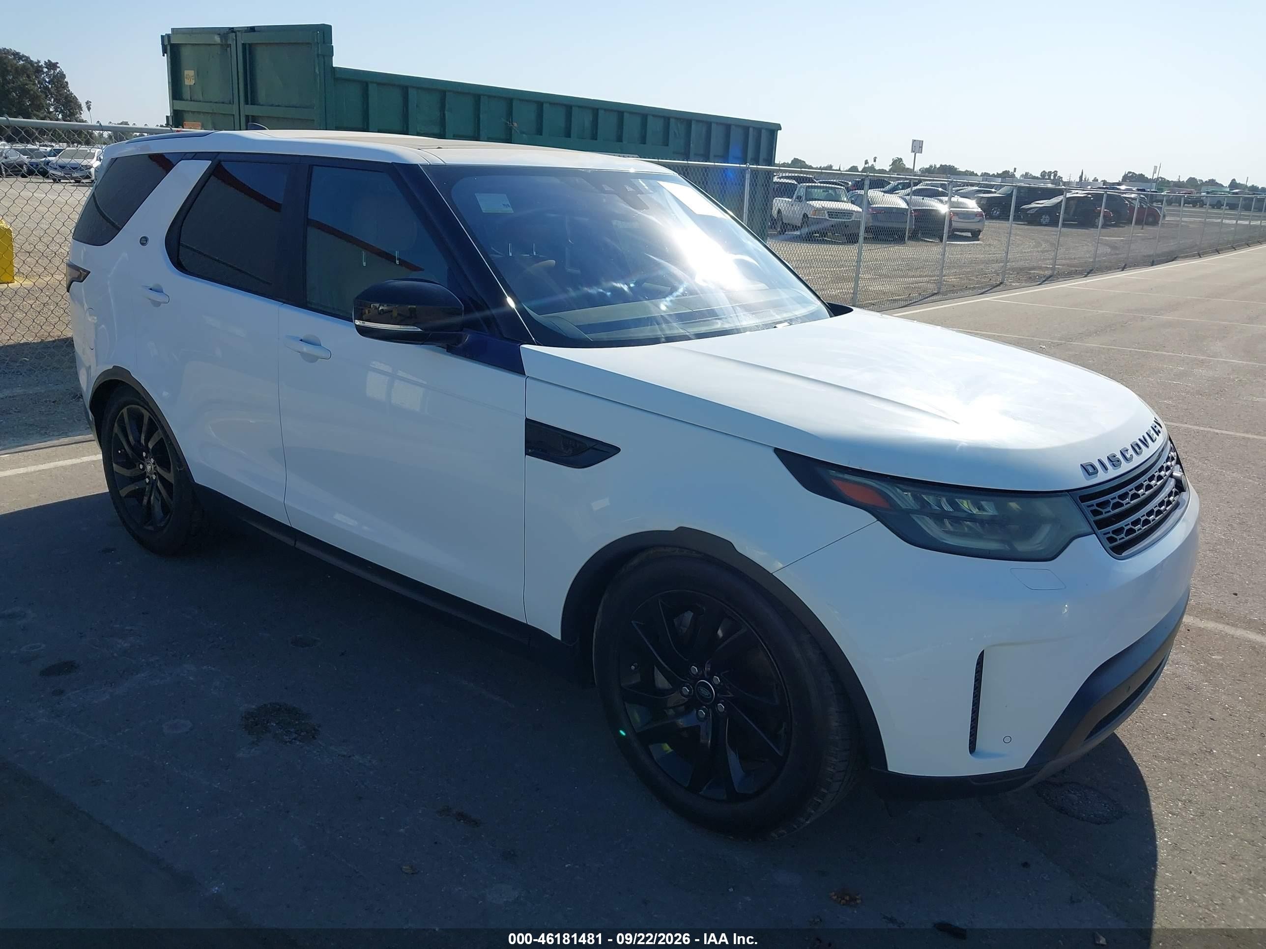 2018 Land rover Discovery VIN SALRR2RV6JA062188 IAAI salvage auction — Normal Wear, Clear - Dealer Only (California), sold $7,250 on 2026-10-01 (photo 1)