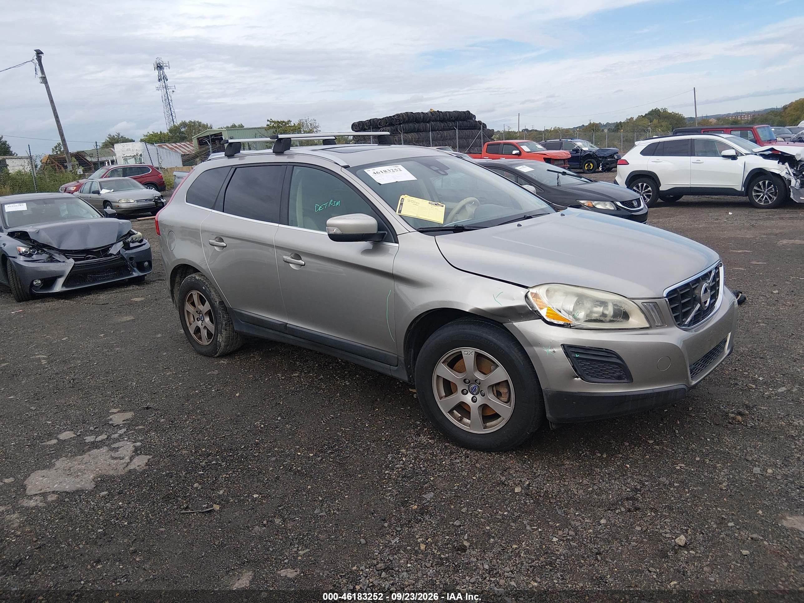 2011 Volvo Xc60 VIN YV4952DL4B2197896 IAAI salvage auction — Unknown, Salvage (Pennsylvania), sold $375 on 2026-10-03 (photo 1)