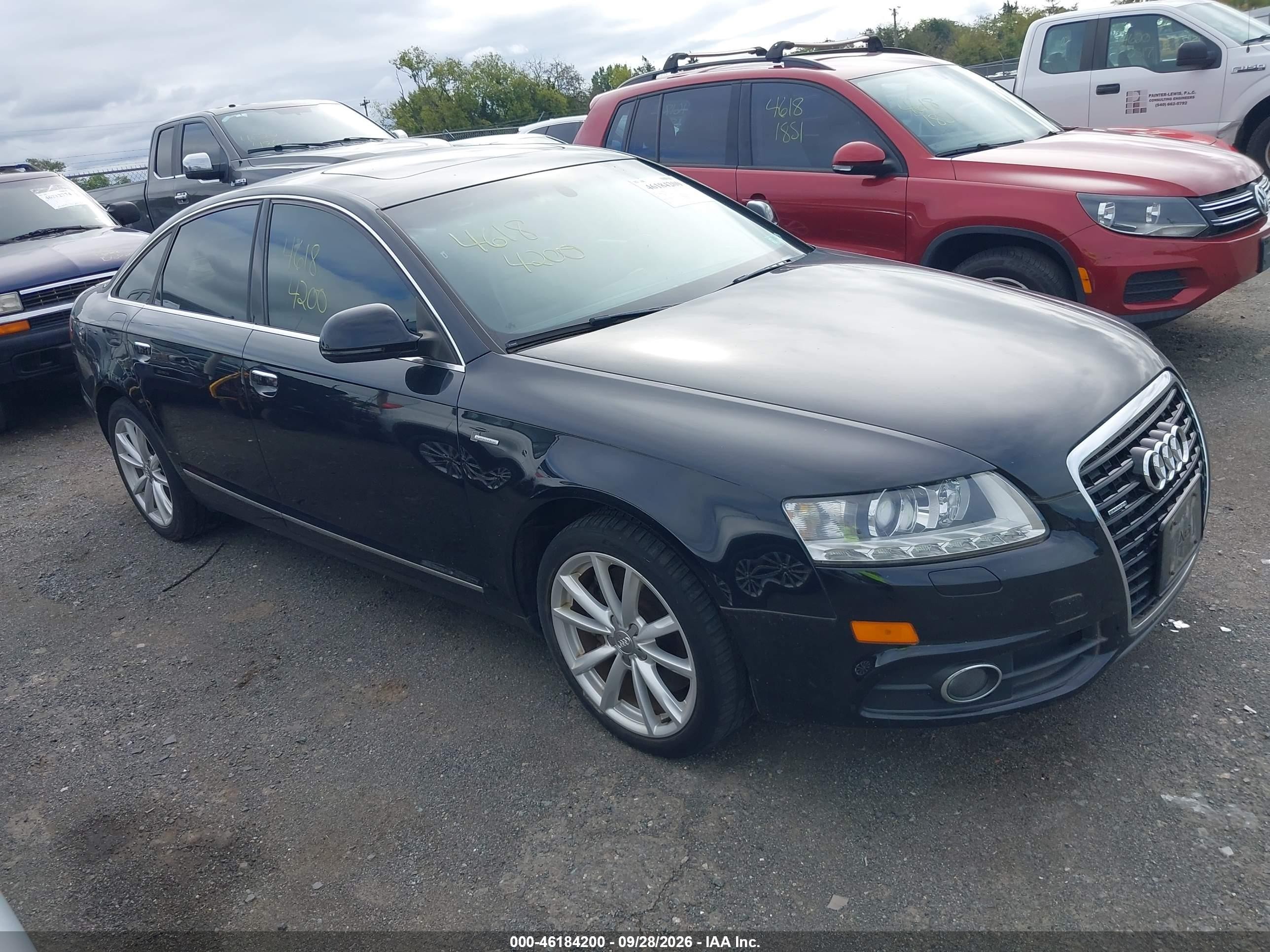 2011 Audi A6 VIN WAUKGAFB5BN017303 IAAI salvage auction — Normal Wear, Clear (Virginia), sold $400 on 2026-10-05 (photo 1)