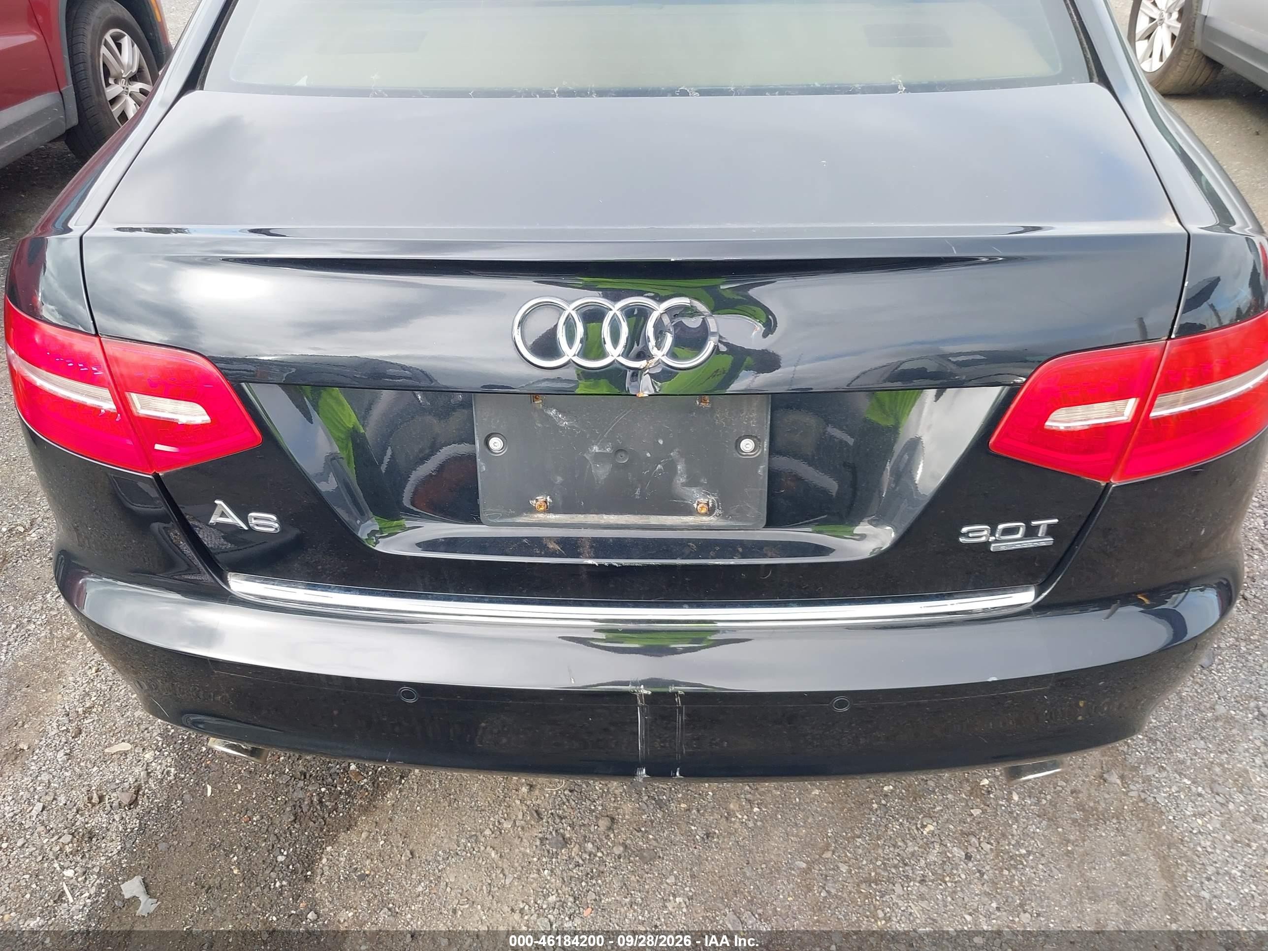 2011 Audi A6 VIN WAUKGAFB5BN017303 IAAI salvage auction — Normal Wear, Clear (Virginia), sold $400 on 2026-10-05 (photo 6)