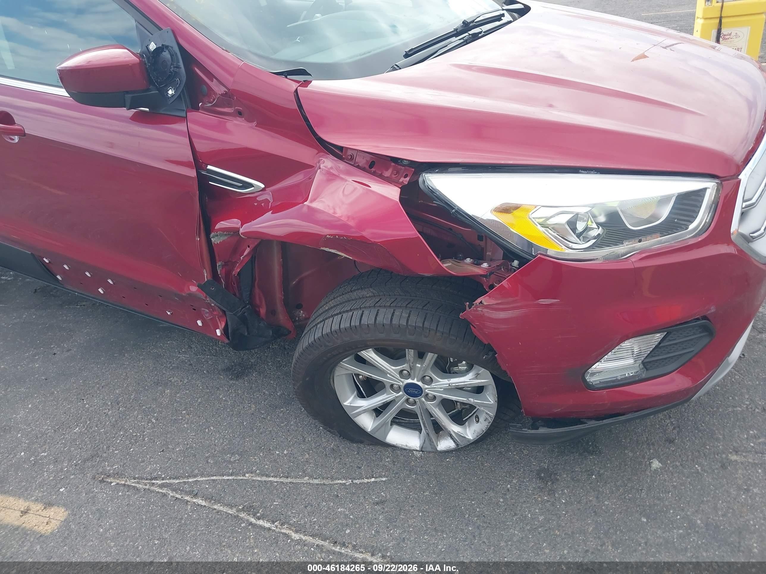 2017 Ford Escape VIN 1FMCU0G9XHUE96768 IAAI salvage auction — Unknown, Salvage (California), sold $2,475 on 2026-10-01 (photo 6)