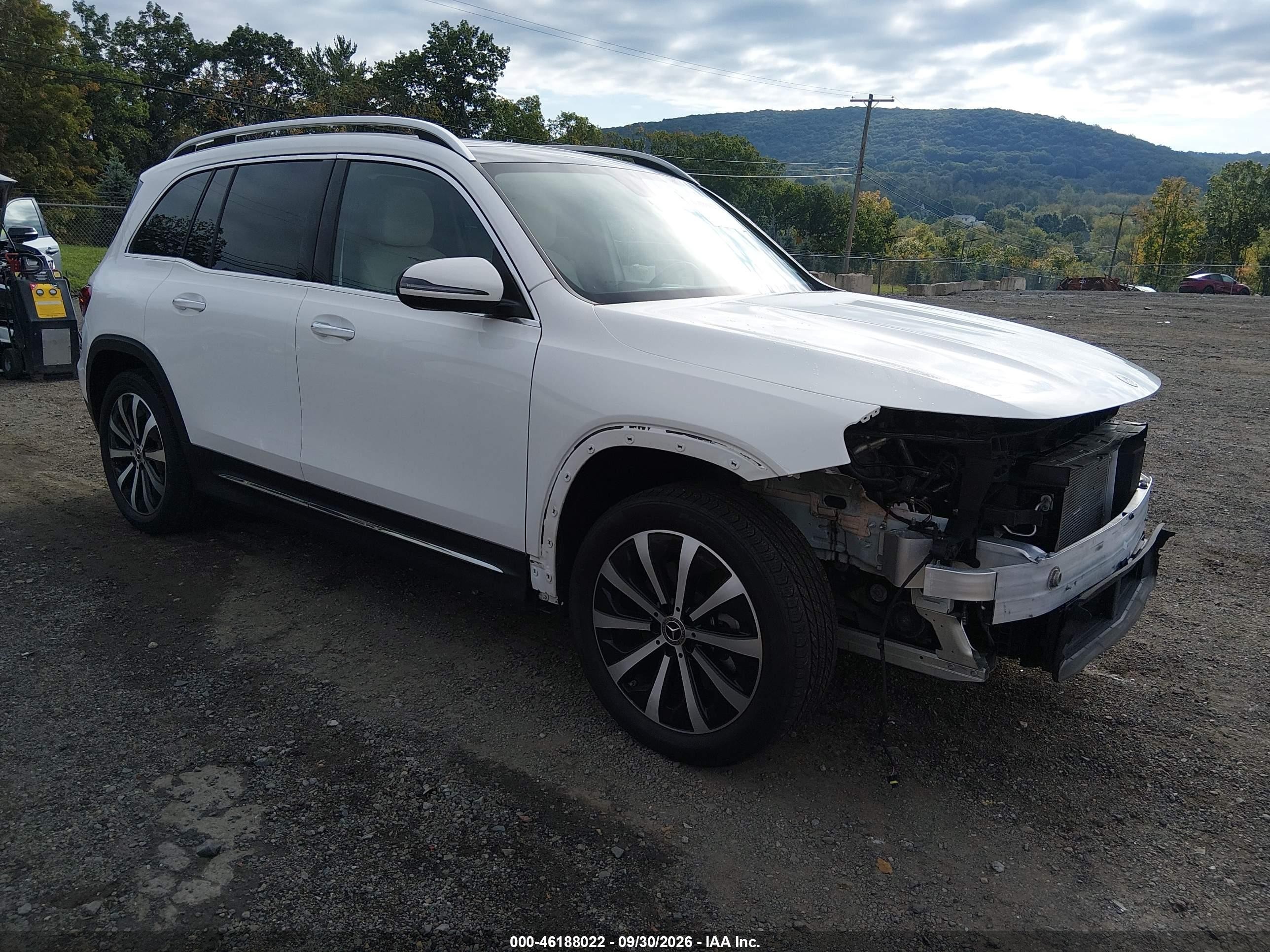 2023 Mercedes-Benz GLB-Class VIN W1N4M4HBXPW317626 — IAAI salvage auction photo