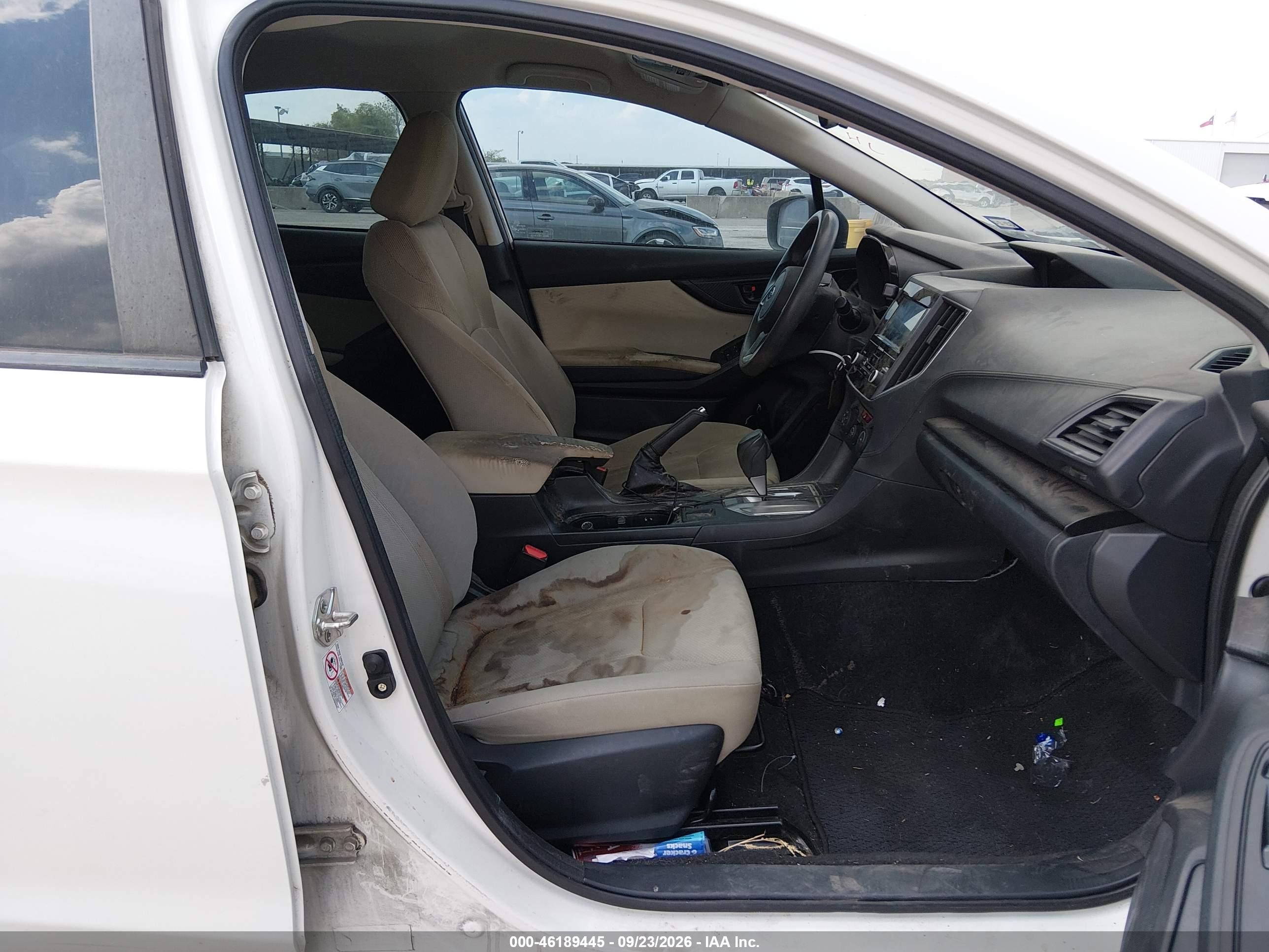 2019 Subaru Impreza VIN 4S3GTAB65K3702393 IAAI salvage auction — Normal Wear, Original (Texas), sold $1,350 on 2026-10-03 (photo 5)