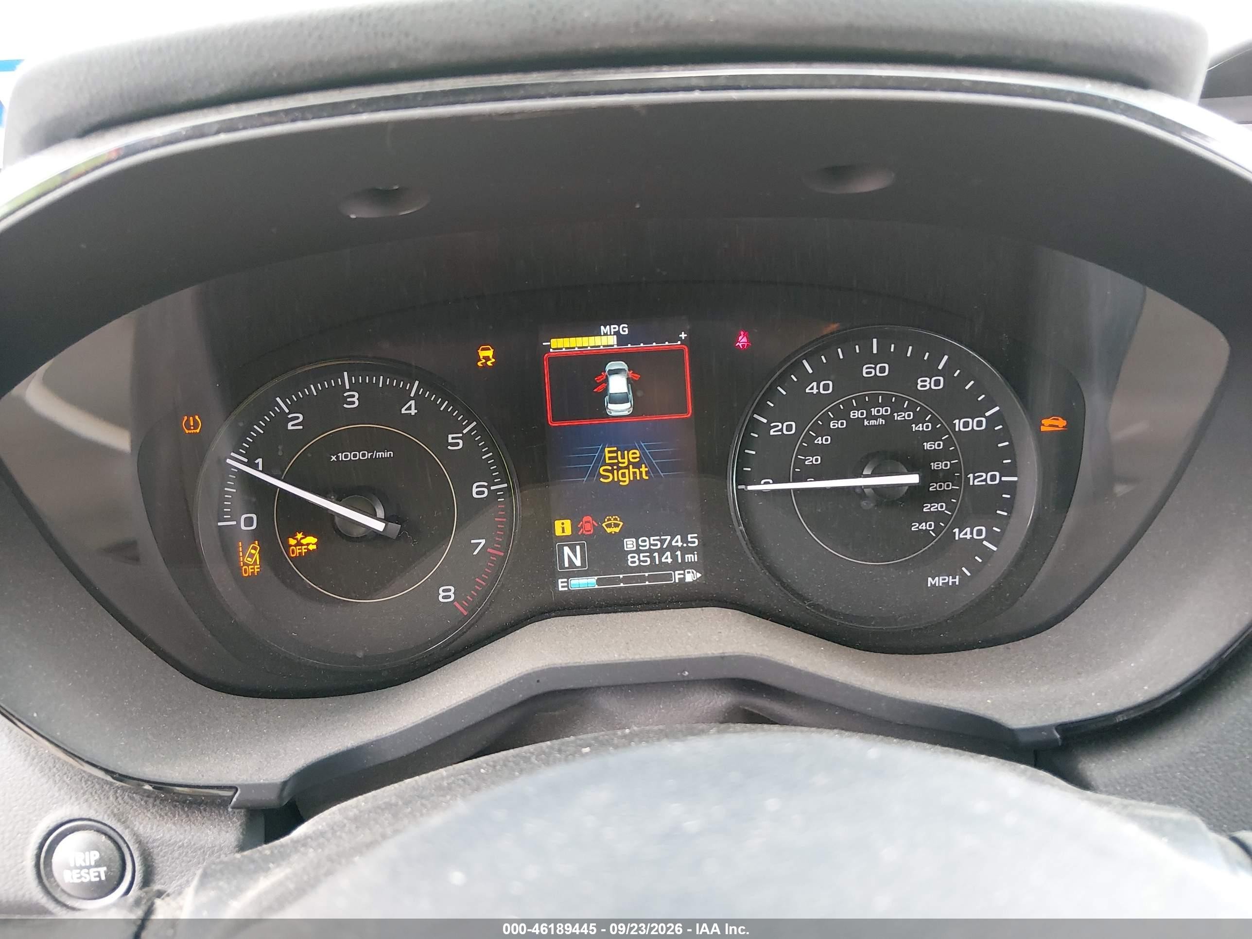 2019 Subaru Impreza VIN 4S3GTAB65K3702393 IAAI salvage auction — Normal Wear, Original (Texas), sold $1,350 on 2026-10-03 (photo 7)