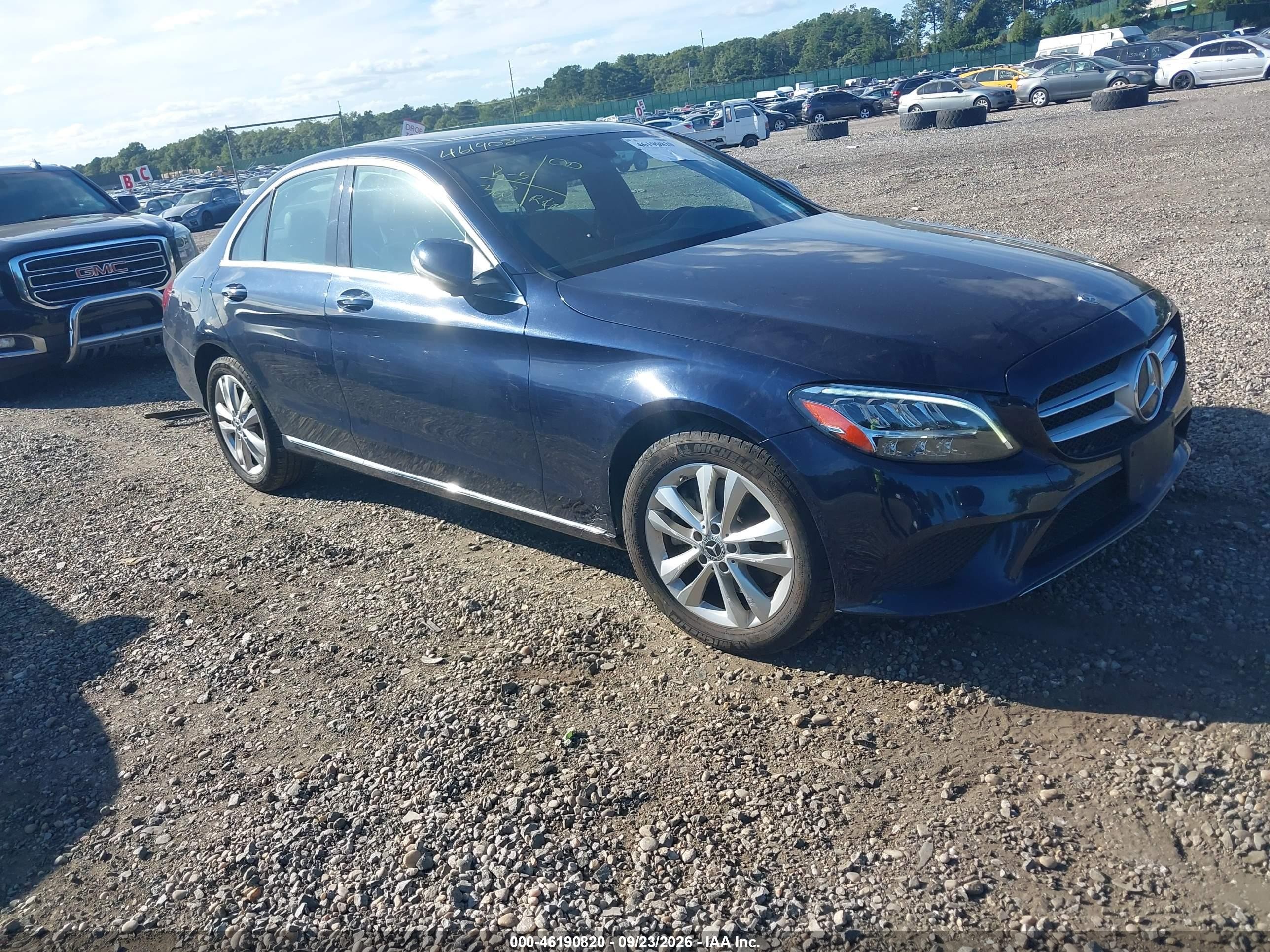 2019 Mercedes-Benz C-Class VIN 55SWF8EB5KU322234 — IAAI salvage auction photo