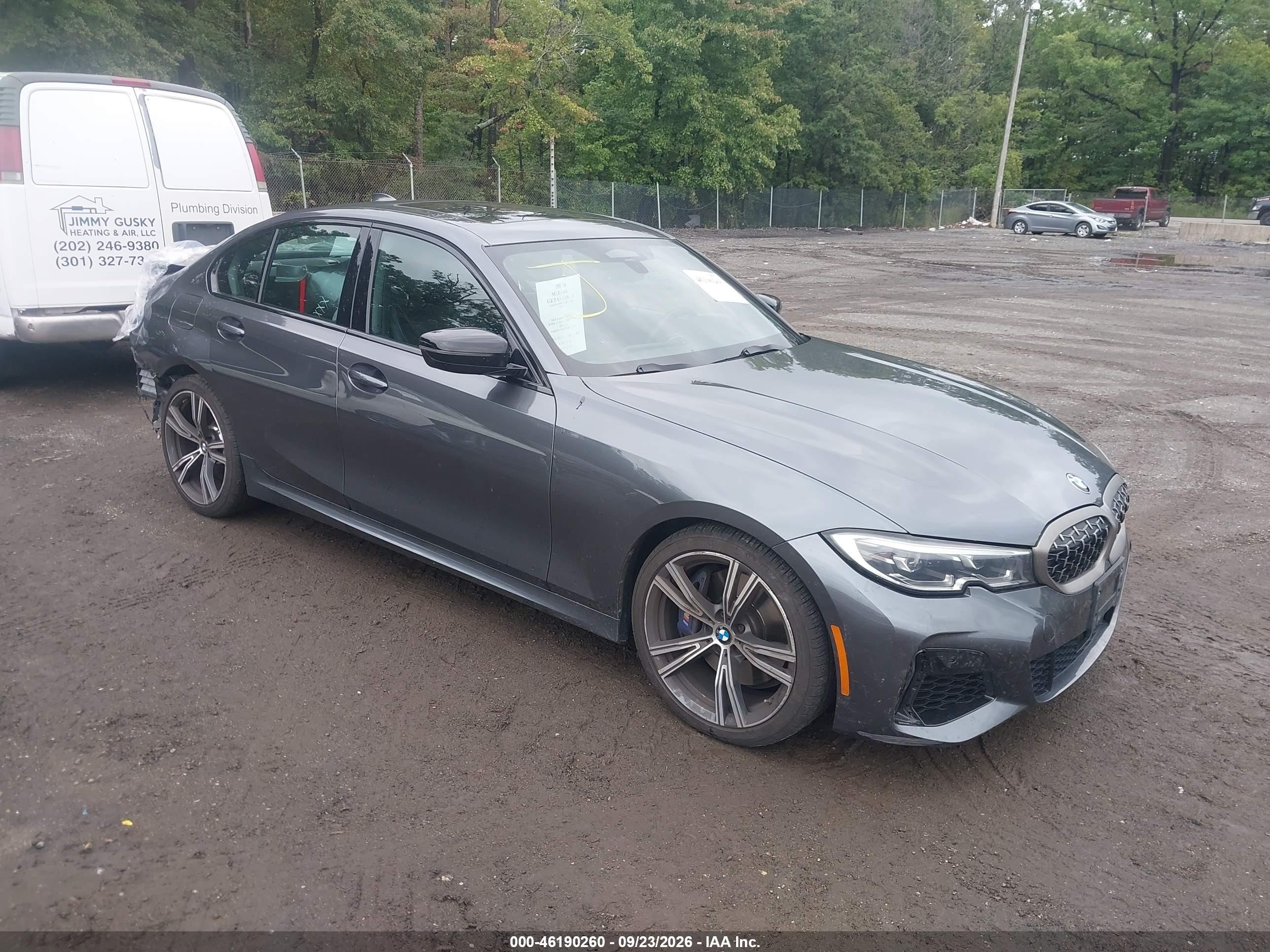 2021 BMW M340i VIN 3MW5U9J0XM8B66841 — IAAI salvage auction photo