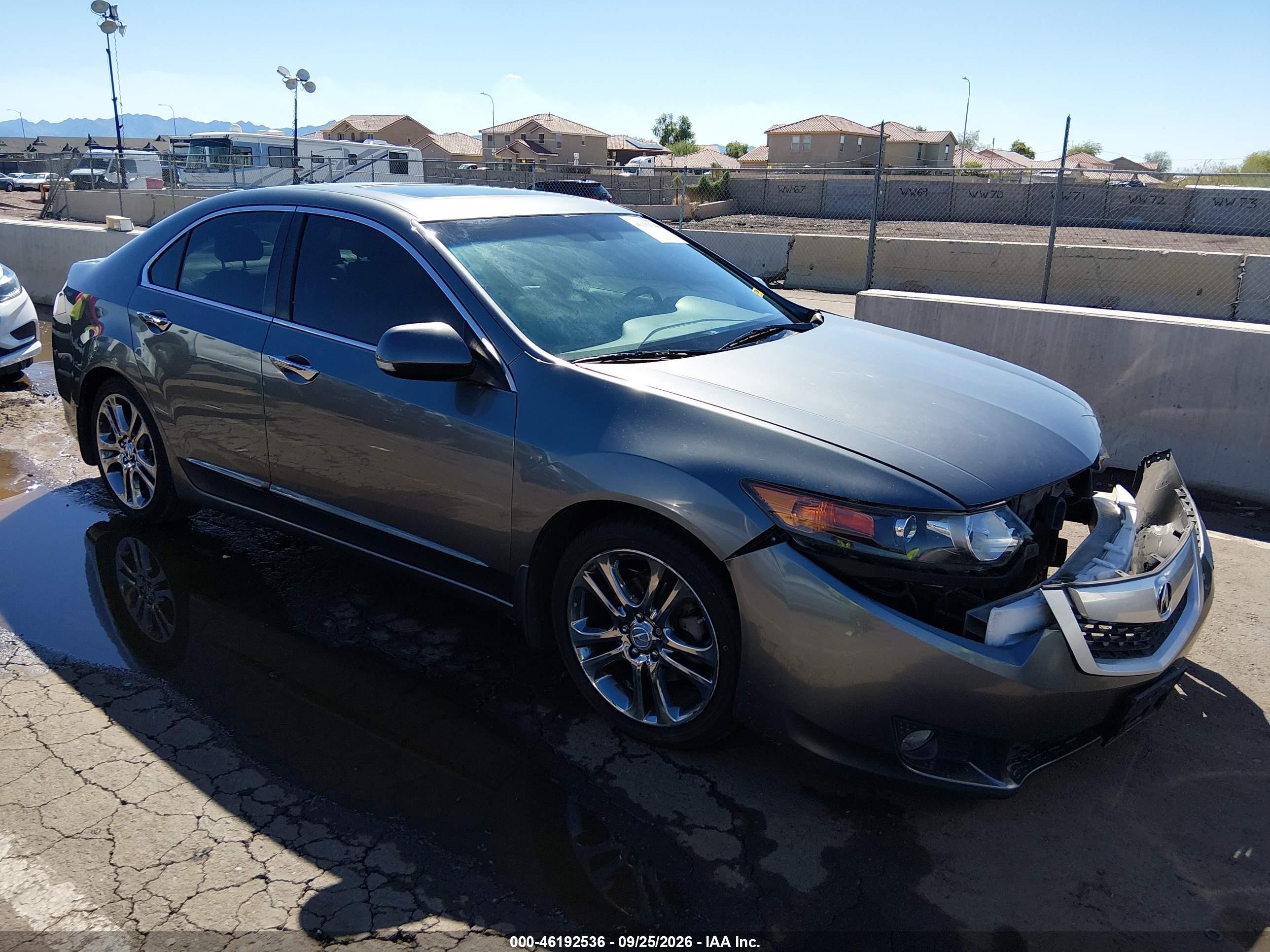 2009 Acura Tsx VIN JH4CU26649C036373 IAAI salvage auction — Unknown, Salvage (Arizona), sold $900 on 2026-10-08 (photo 1)