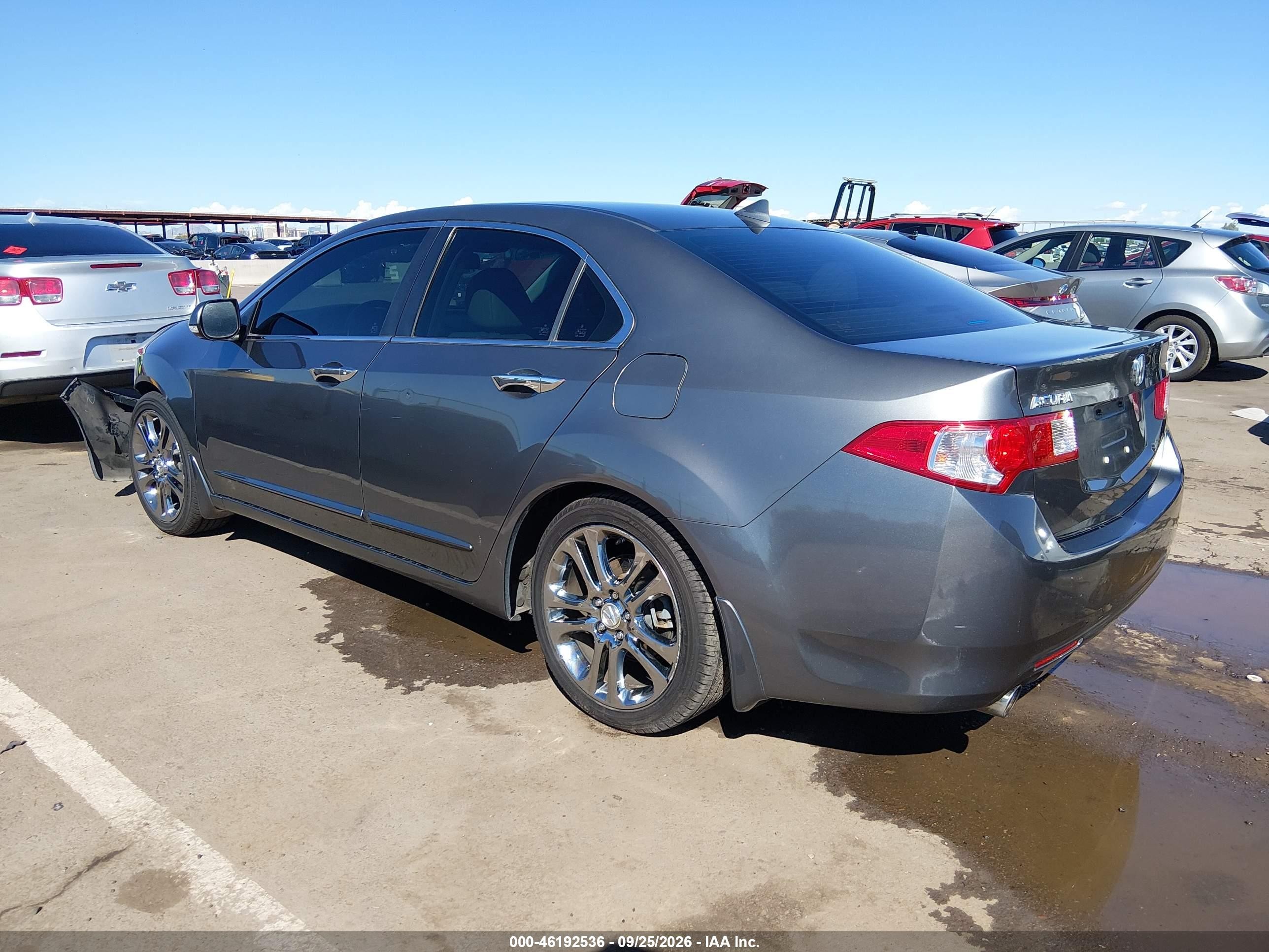 2009 Acura Tsx VIN JH4CU26649C036373 IAAI salvage auction — Unknown, Salvage (Arizona), sold $900 on 2026-10-08 (photo 3)