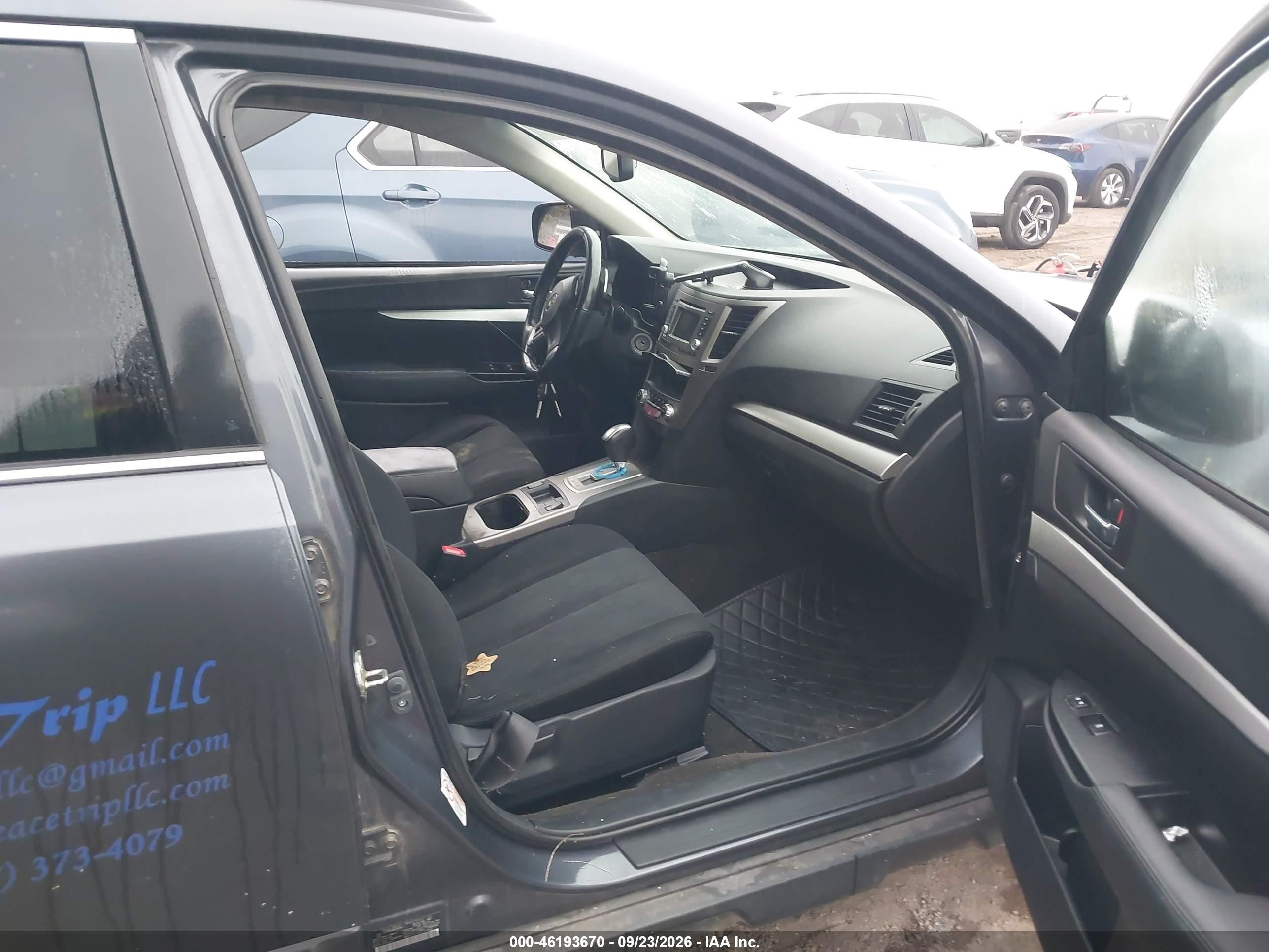 2014 Subaru Outback VIN 4S4BRCCC6E3259437 IAAI salvage auction — Normal Wear, Clear (Indiana), sold $1,325 on 2026-10-01 (photo 5)