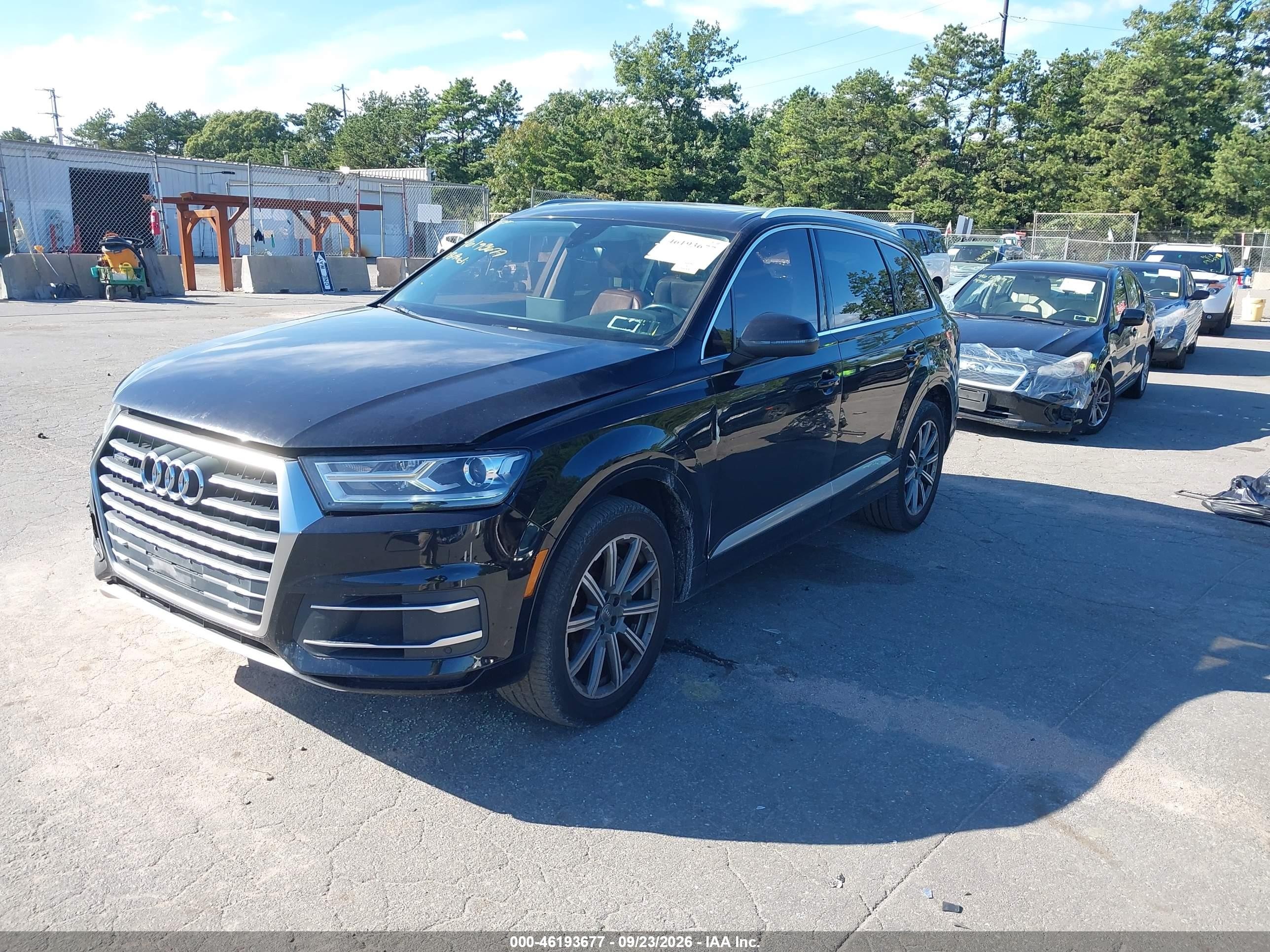 2018 Audi Q7 VIN WA1LHAF72JD044179 IAAI salvage auction — Front End, Mv-907A (New York), sold $5,600 on 2026-10-03 (photo 2)